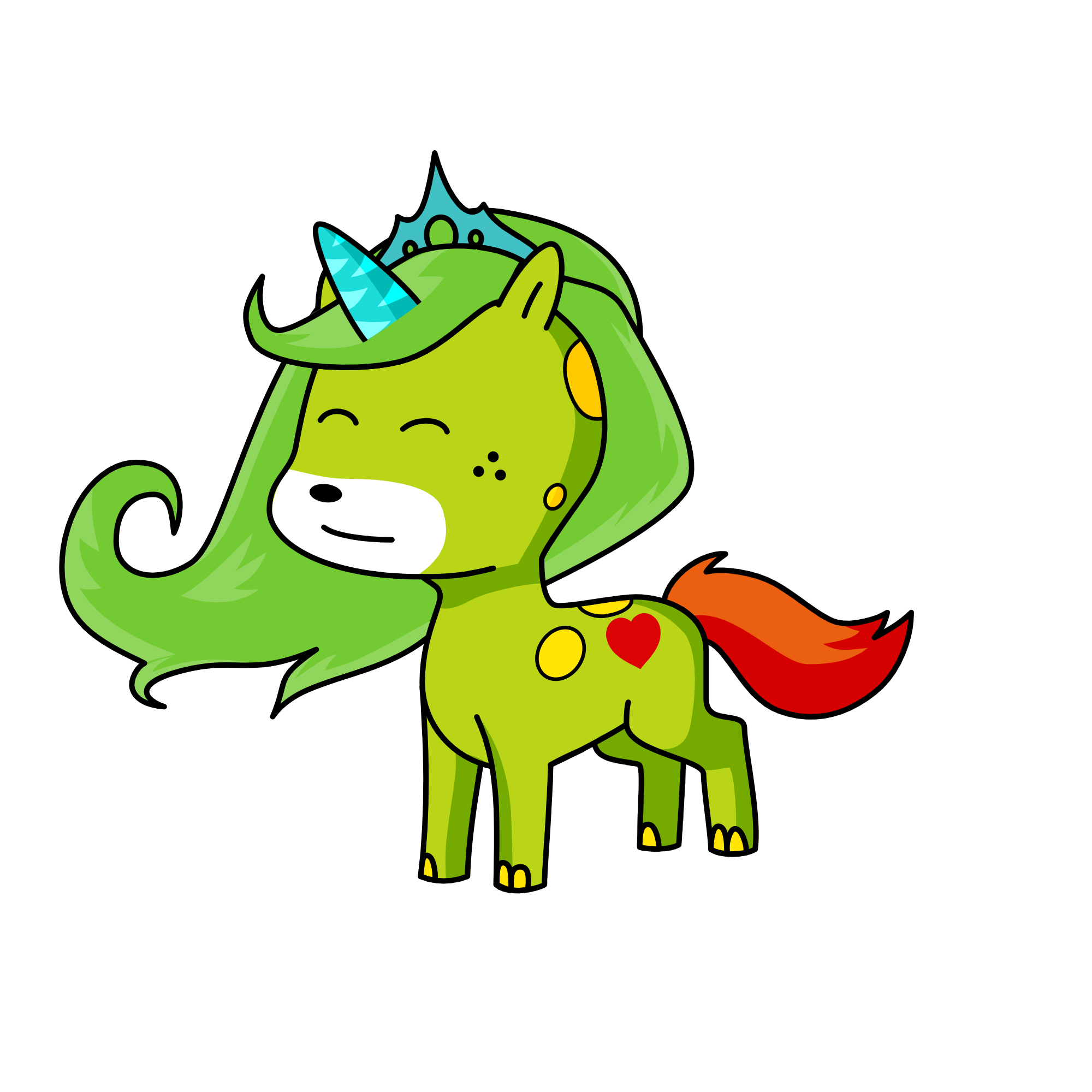 Nonapy, the unicorn