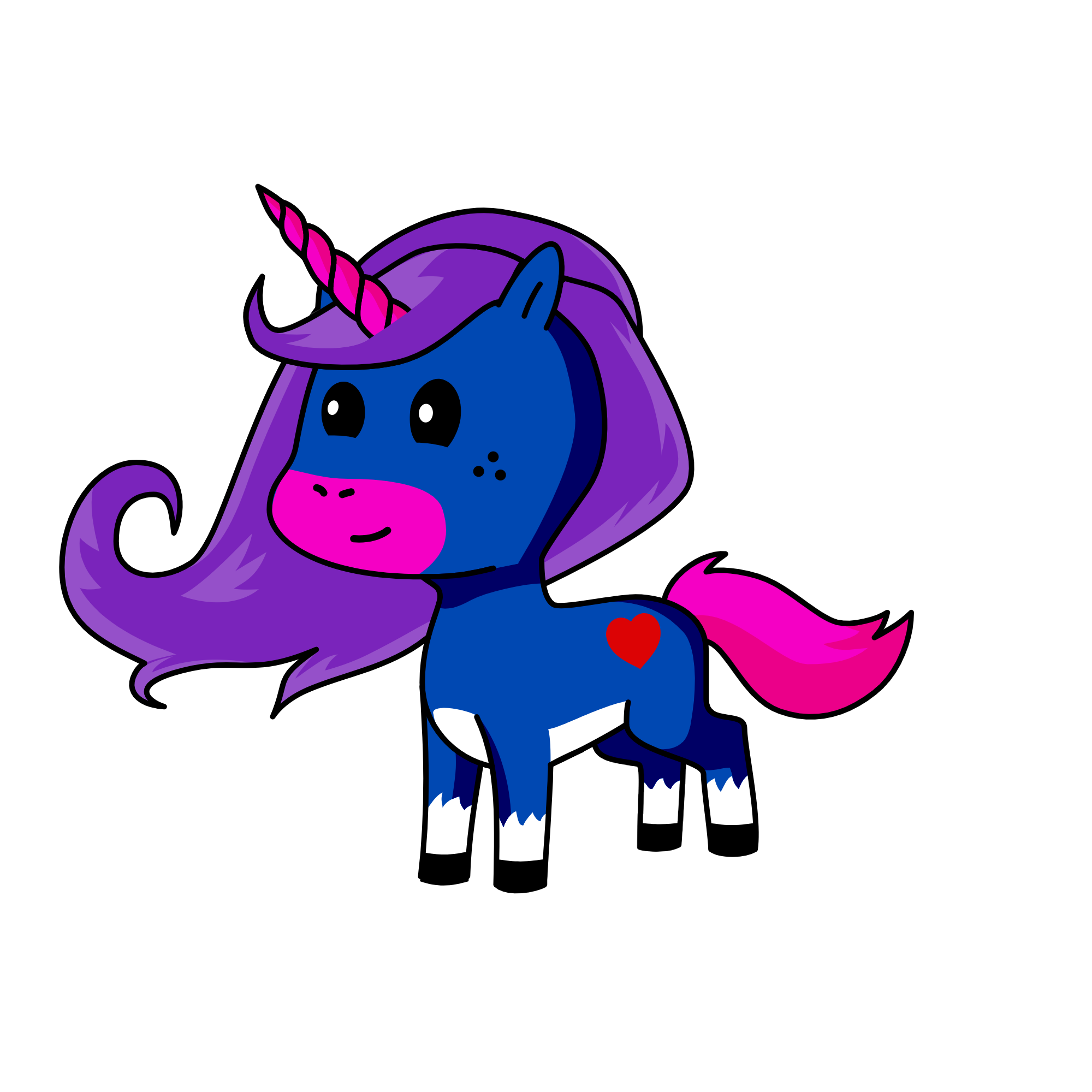Galaxy, the unicorn