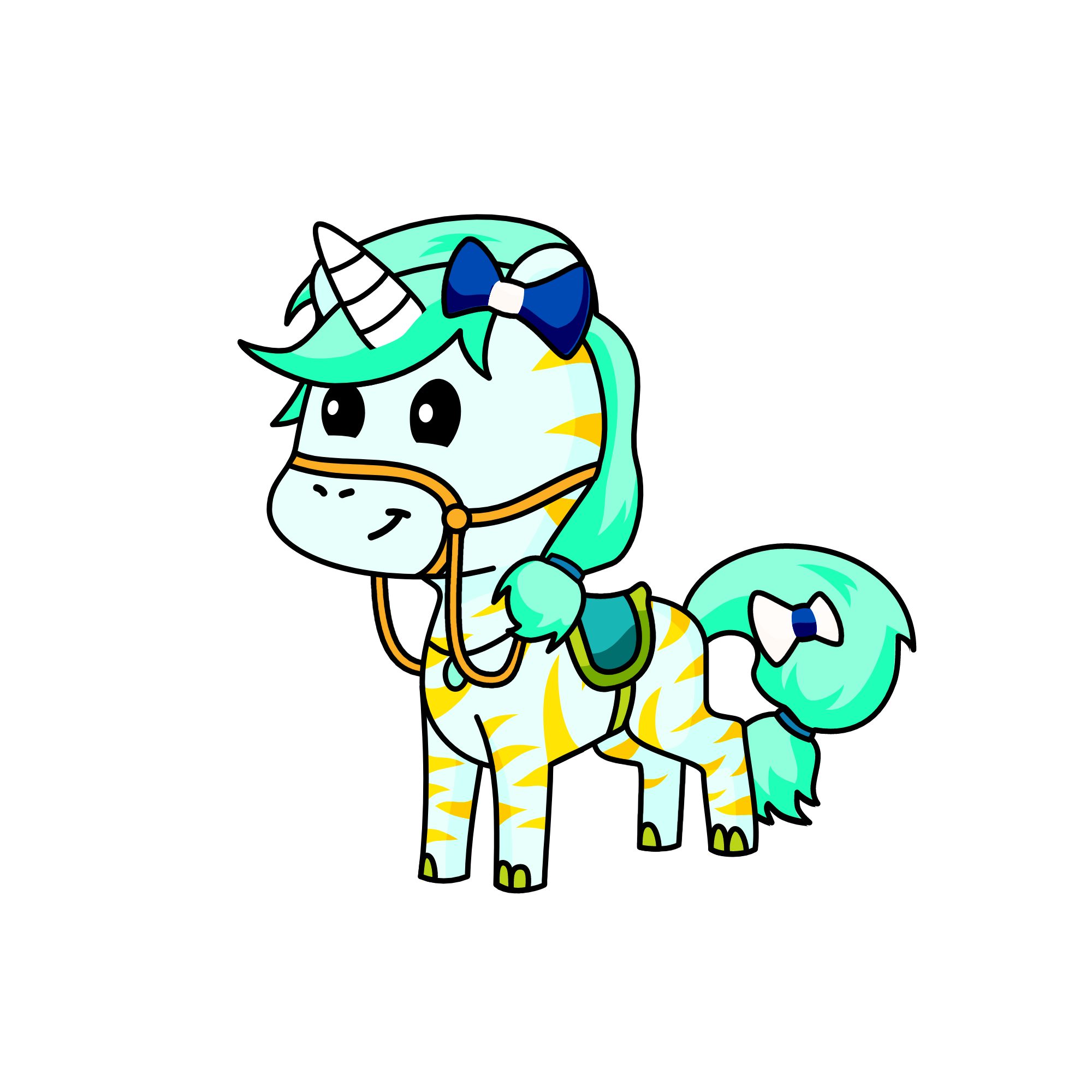 Spring Joy, the unicorn