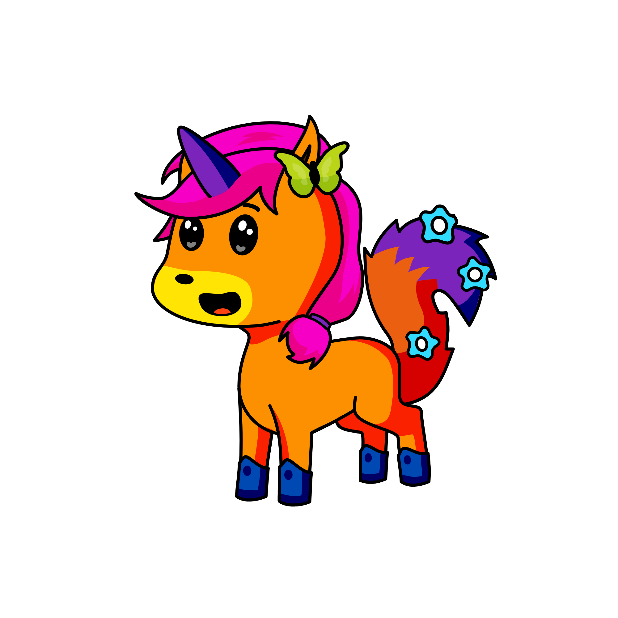 saly, the unicorn