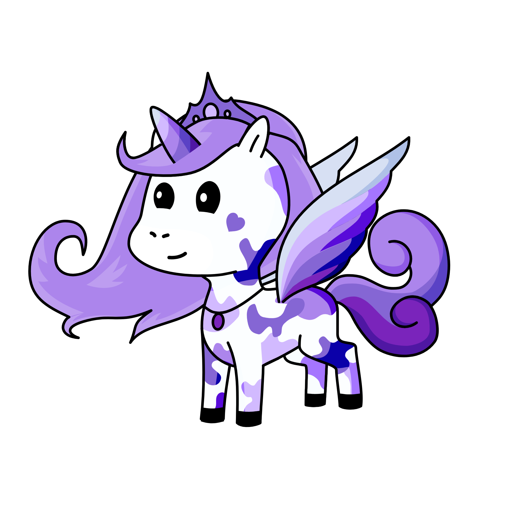 lavender #2, the unicorn