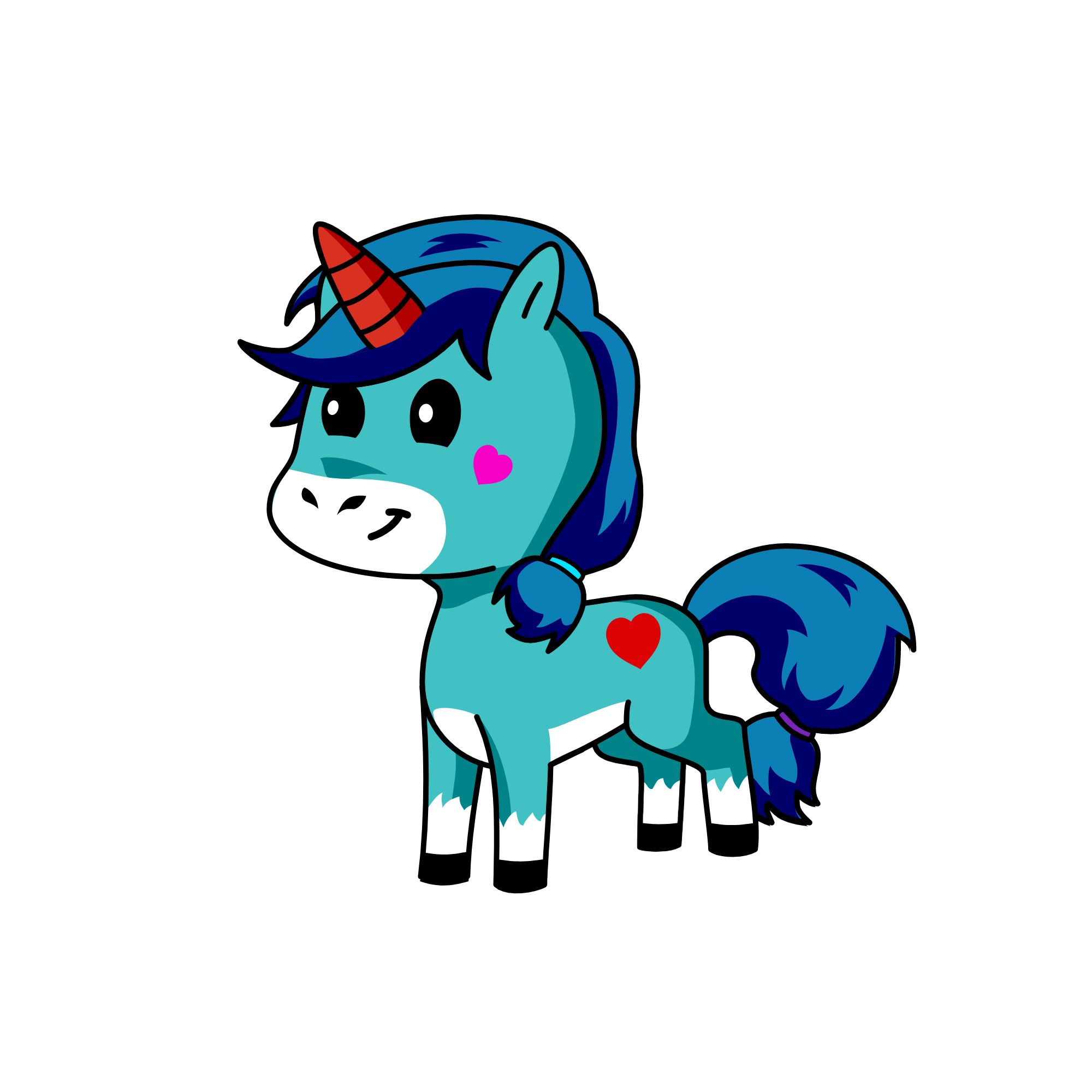 snow , the unicorn