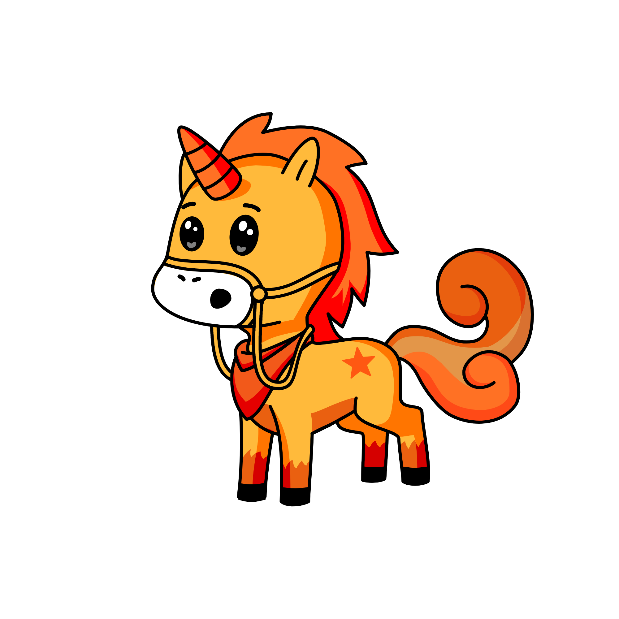 Flamer, the unicorn