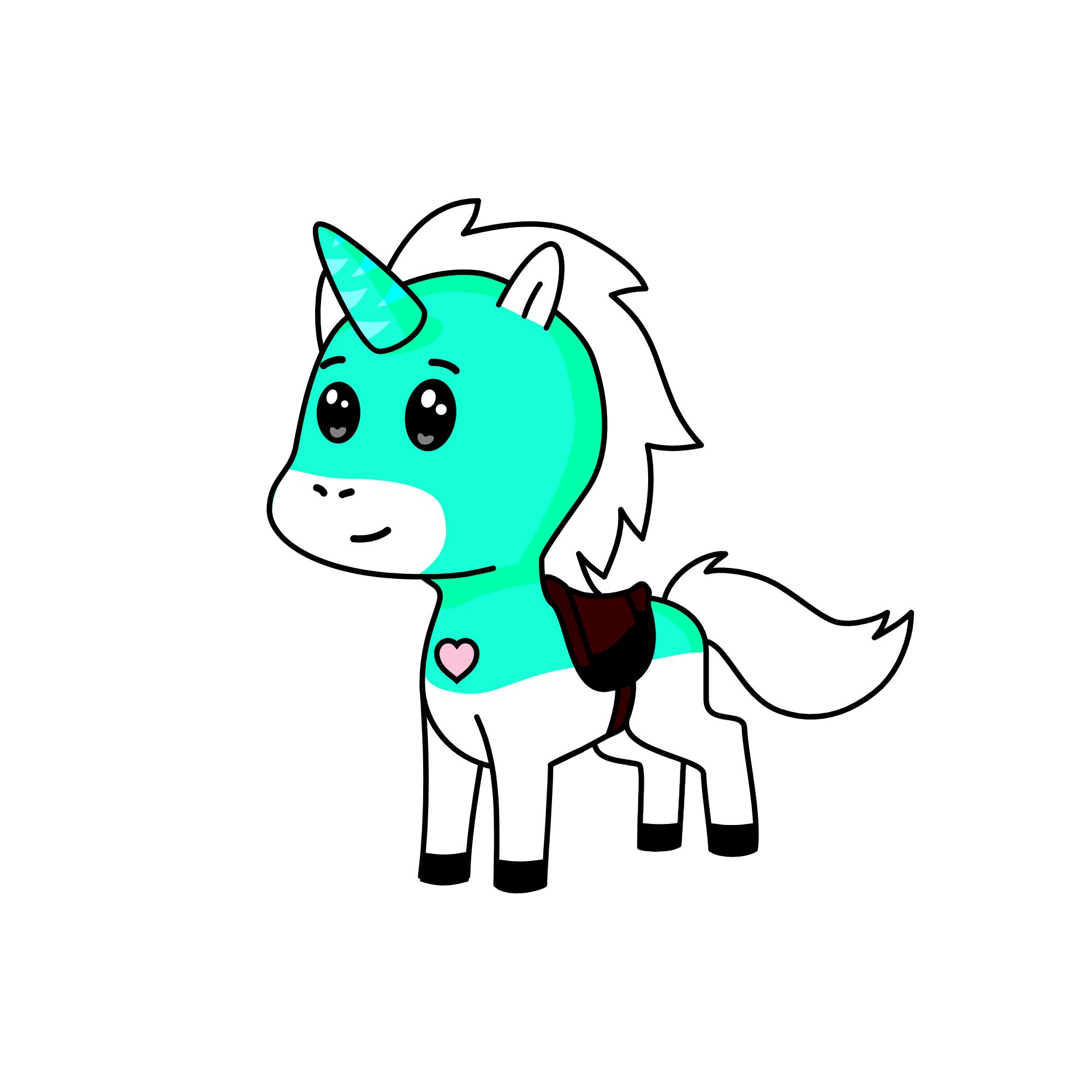 bluee, the unicorn