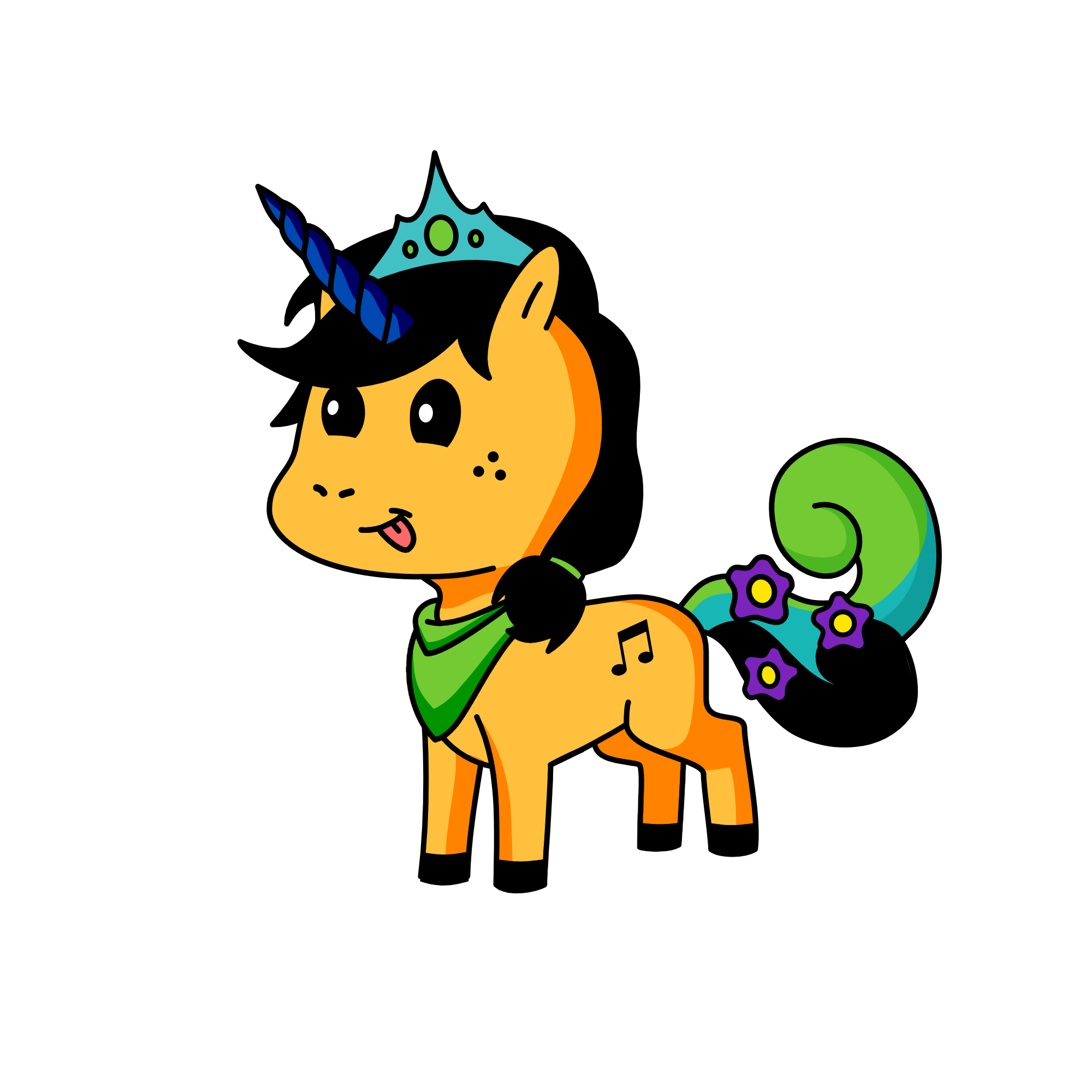 Sky, the unicorn