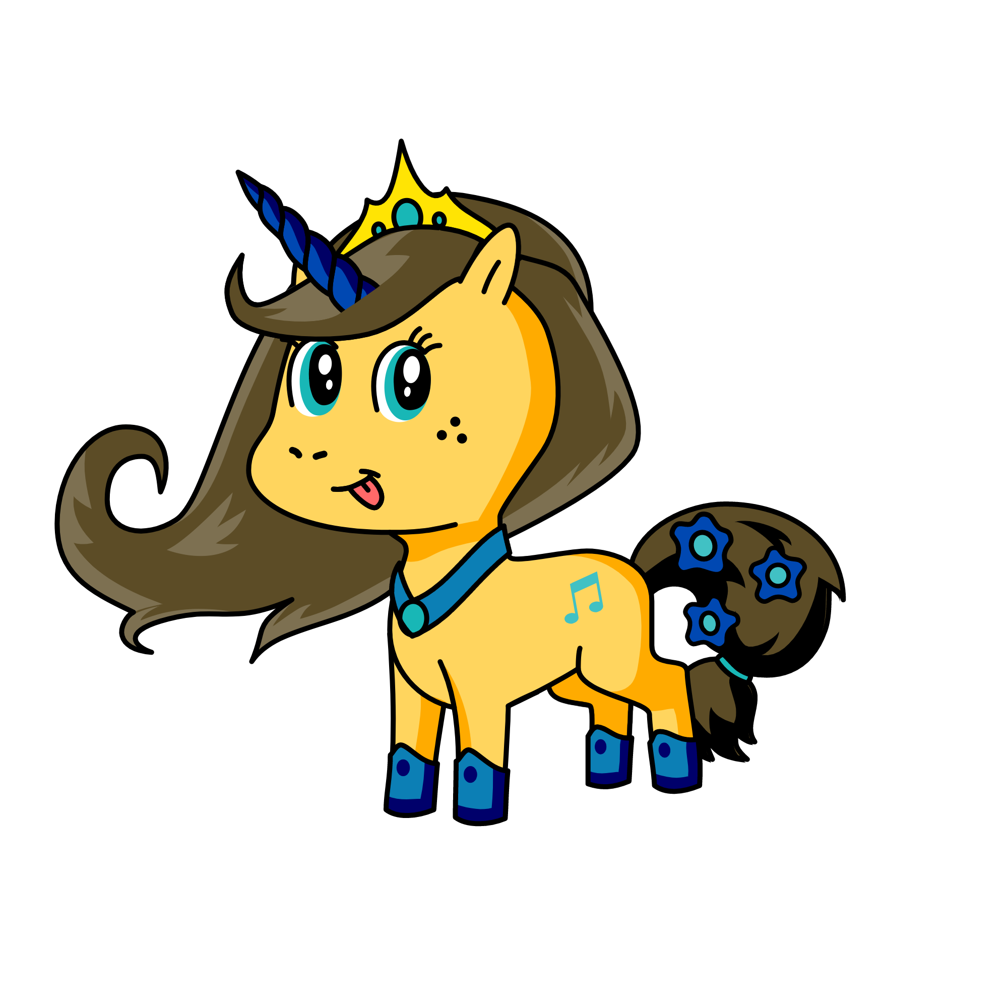 Scarlet, the unicorn