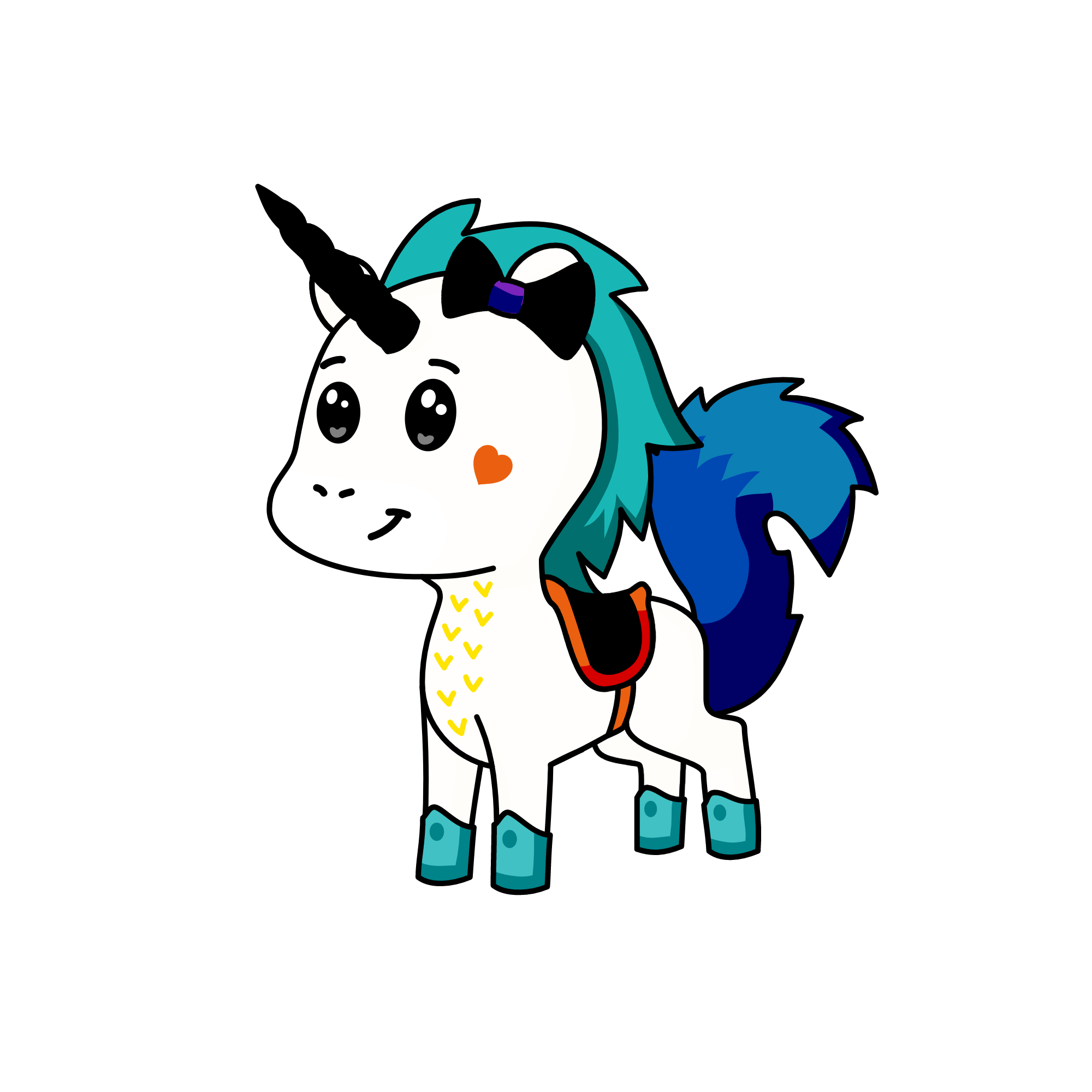 aqua, the unicorn