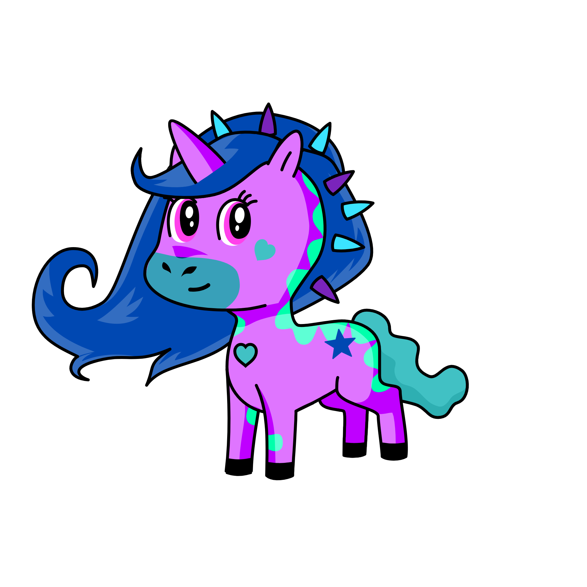 Snowarila, the unicorn