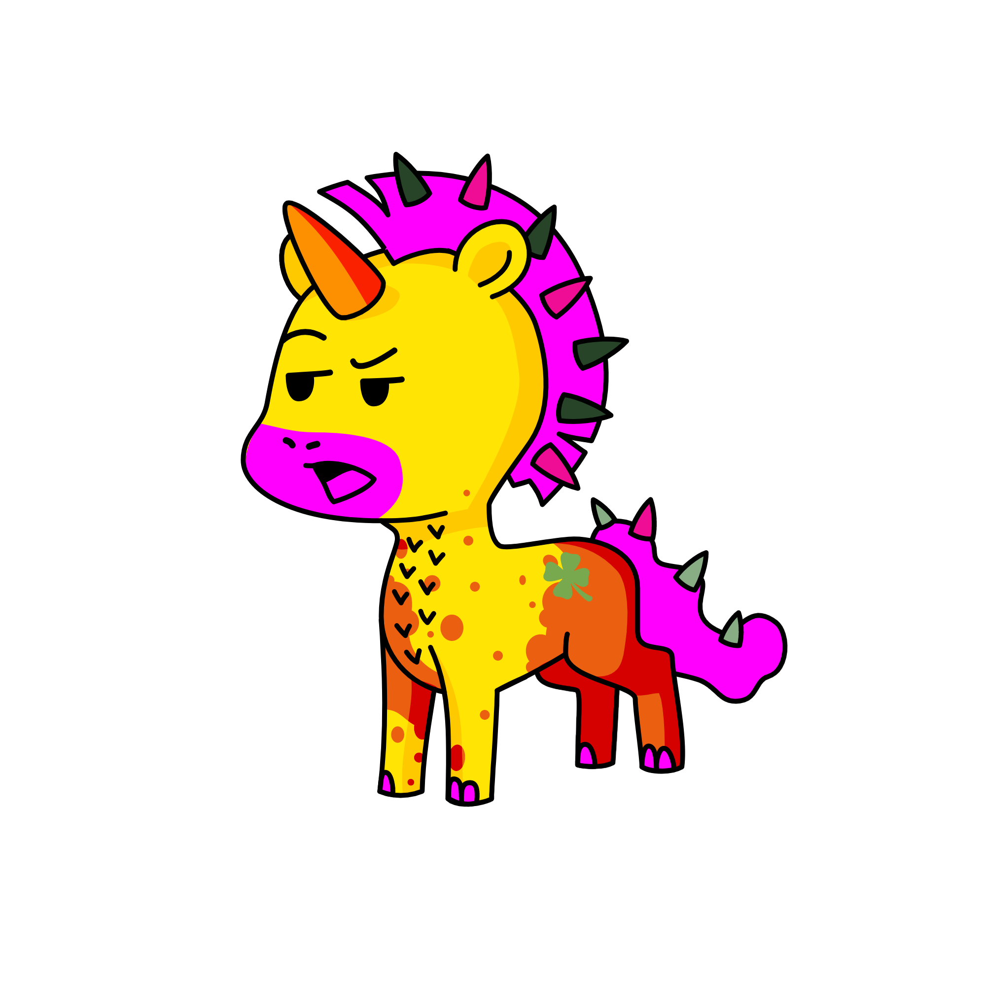 Opposite Scar, the unicorn