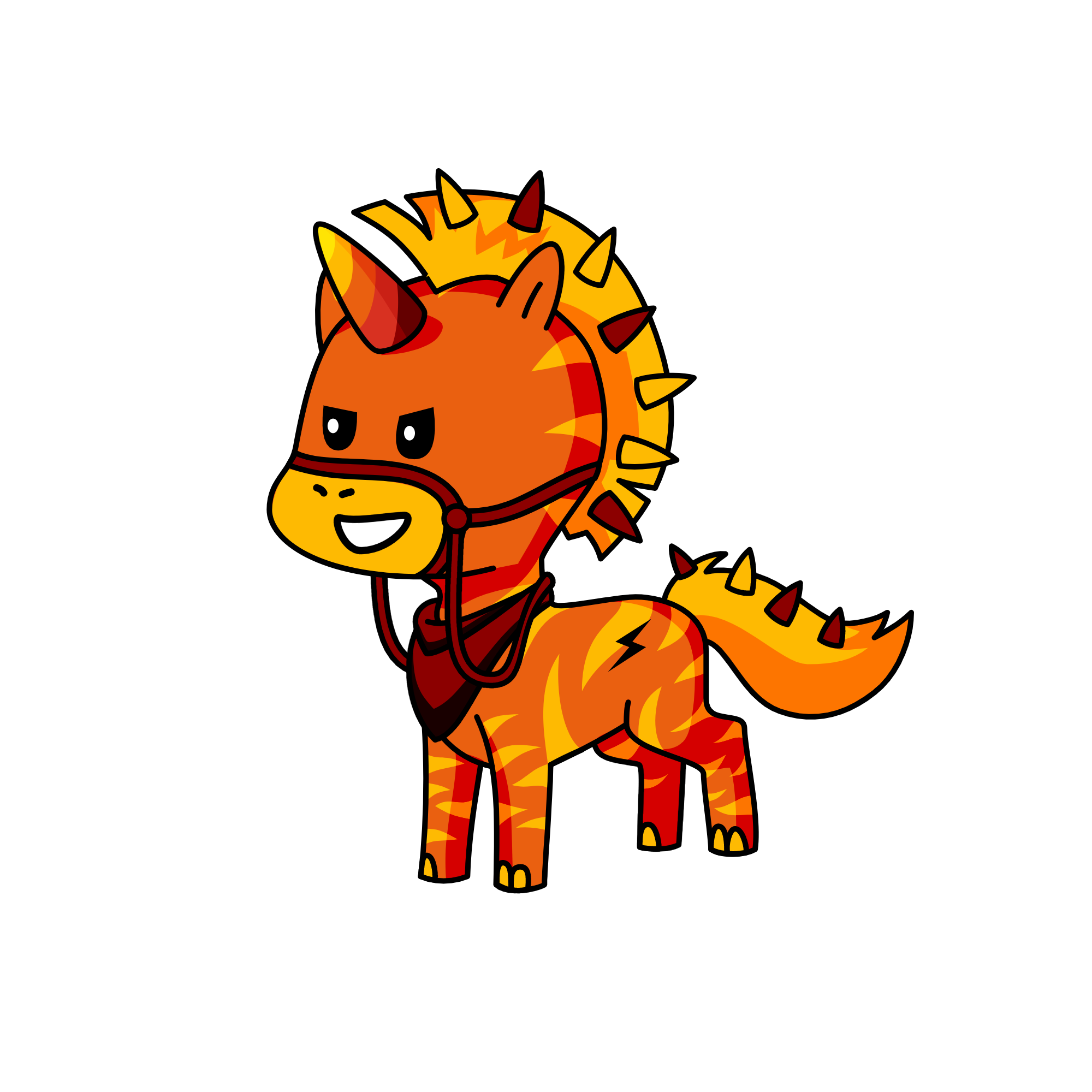 Spike, the unicorn
