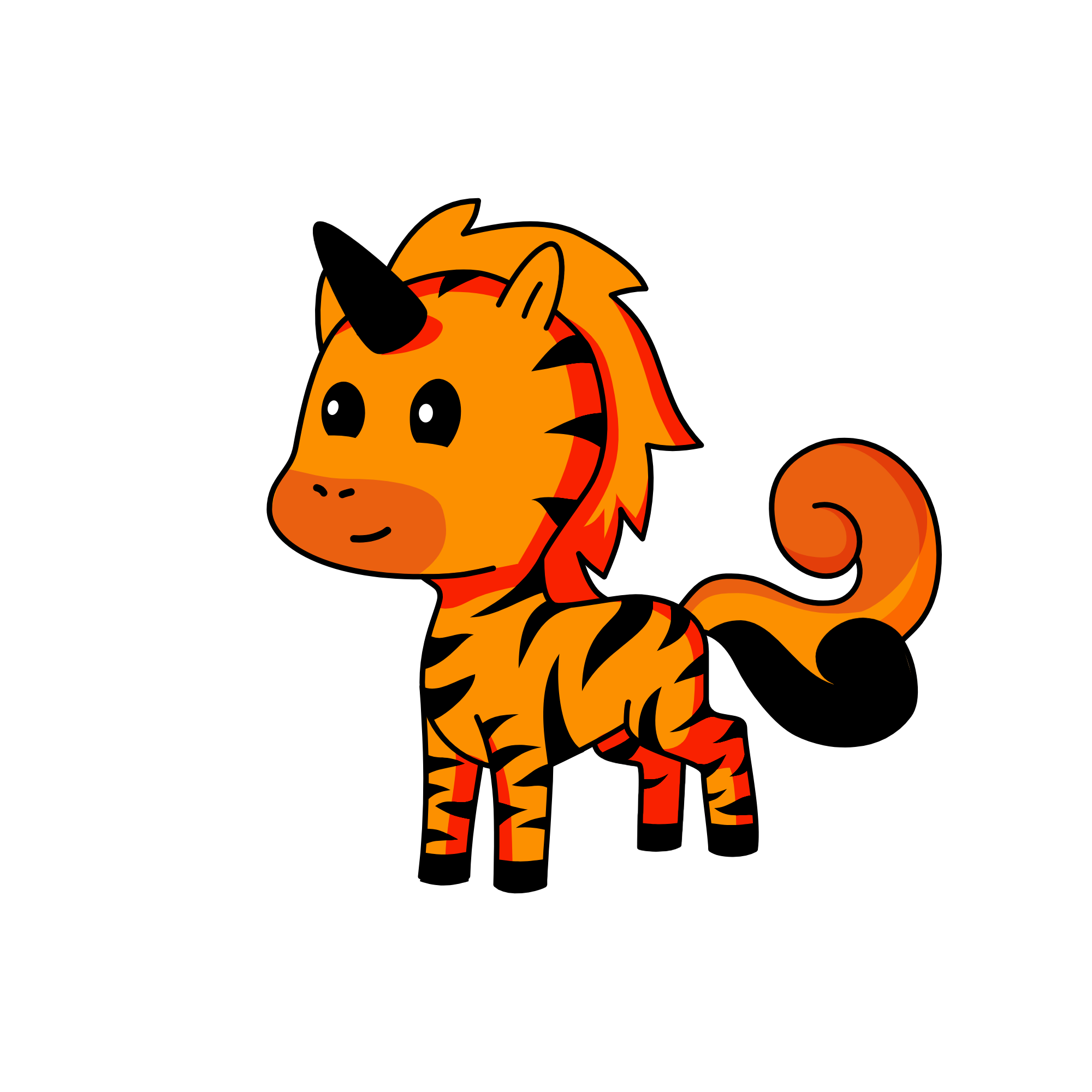 TIGER MAN UNICORN, the unicorn
