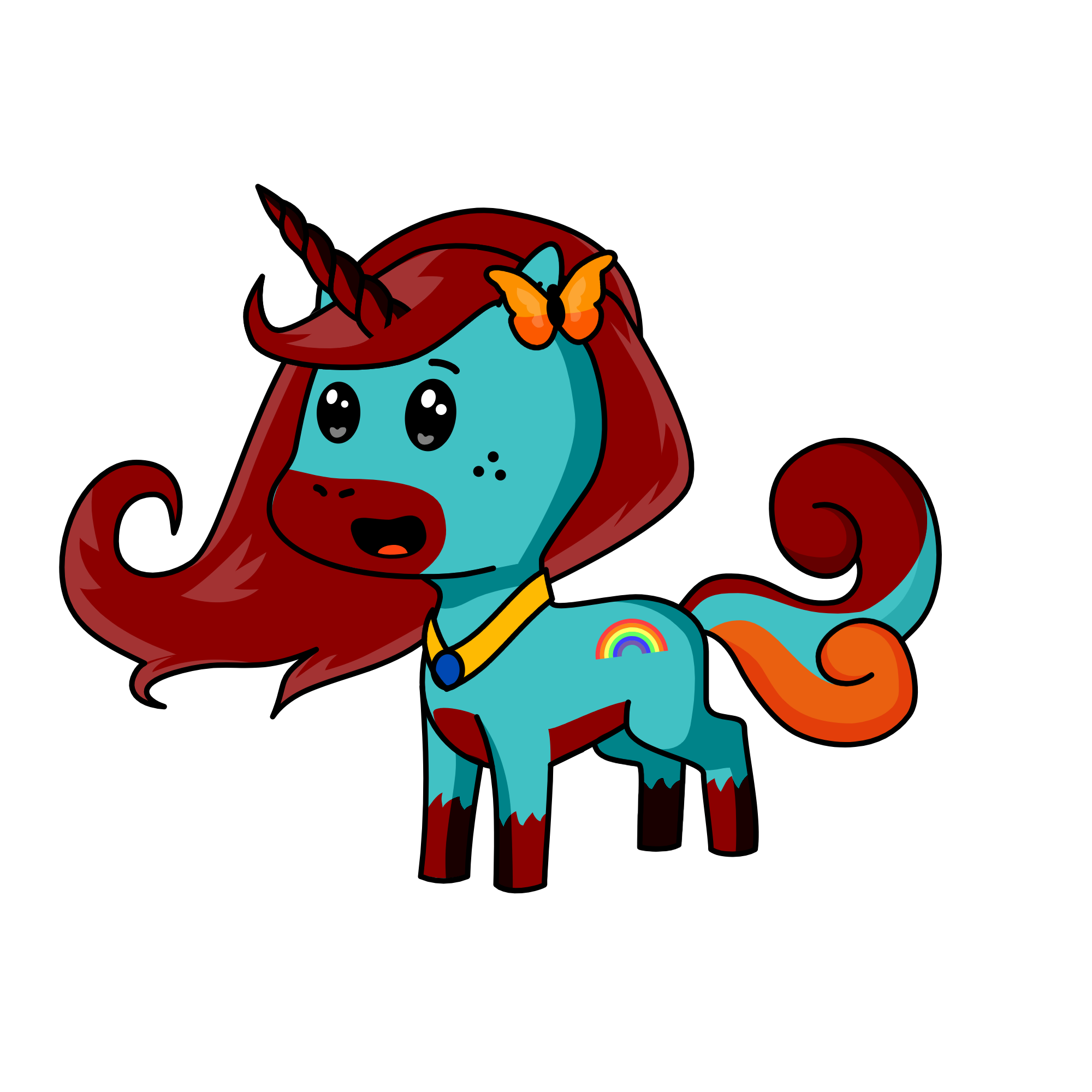 Cloudie, the unicorn