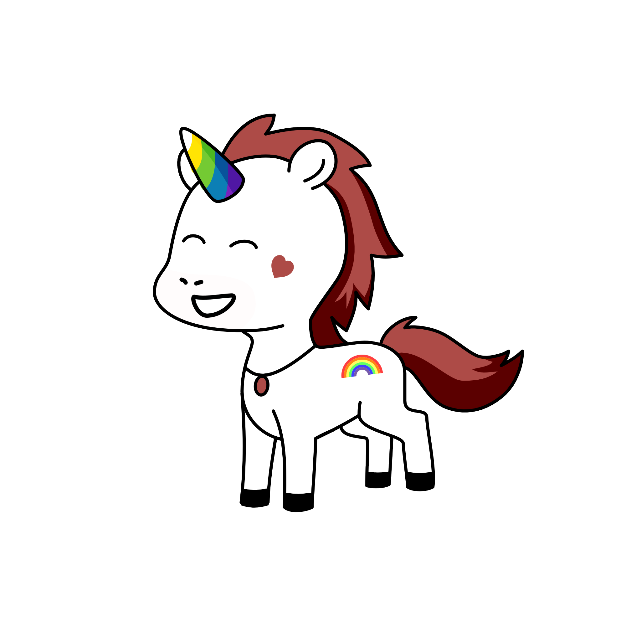 RainbowCorn, the unicorn