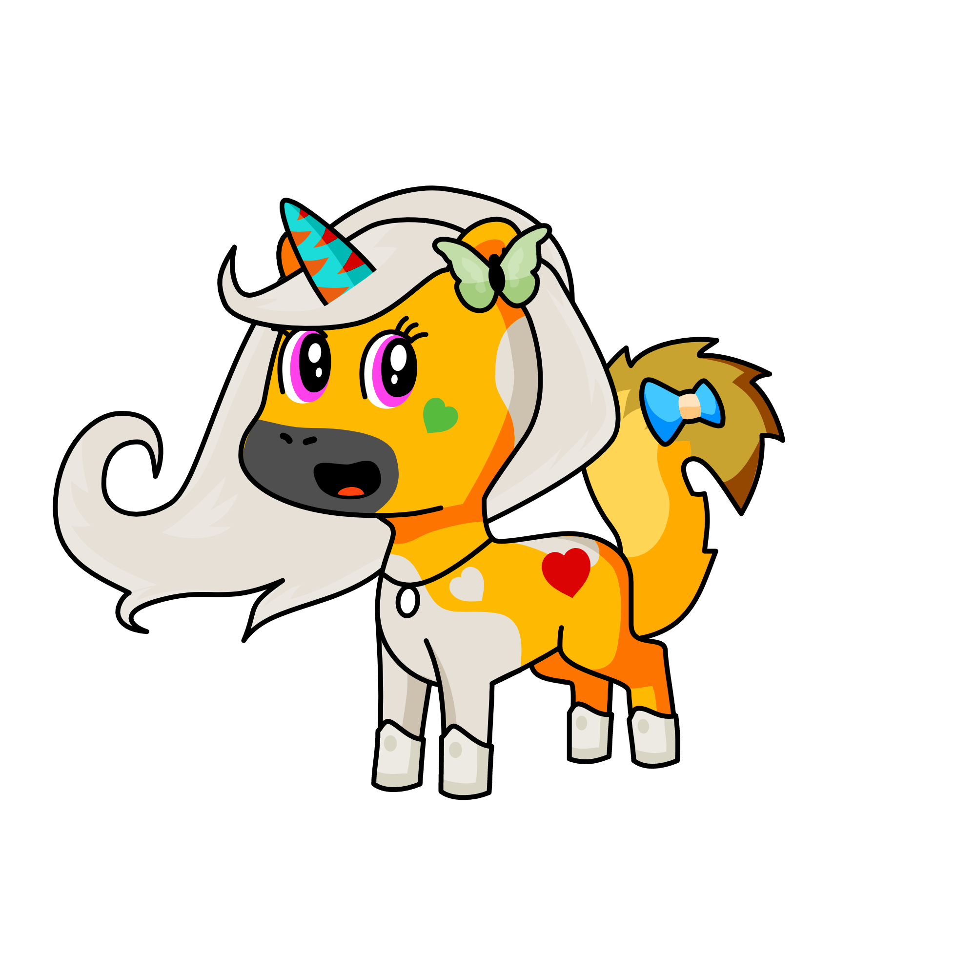 e, the unicorn