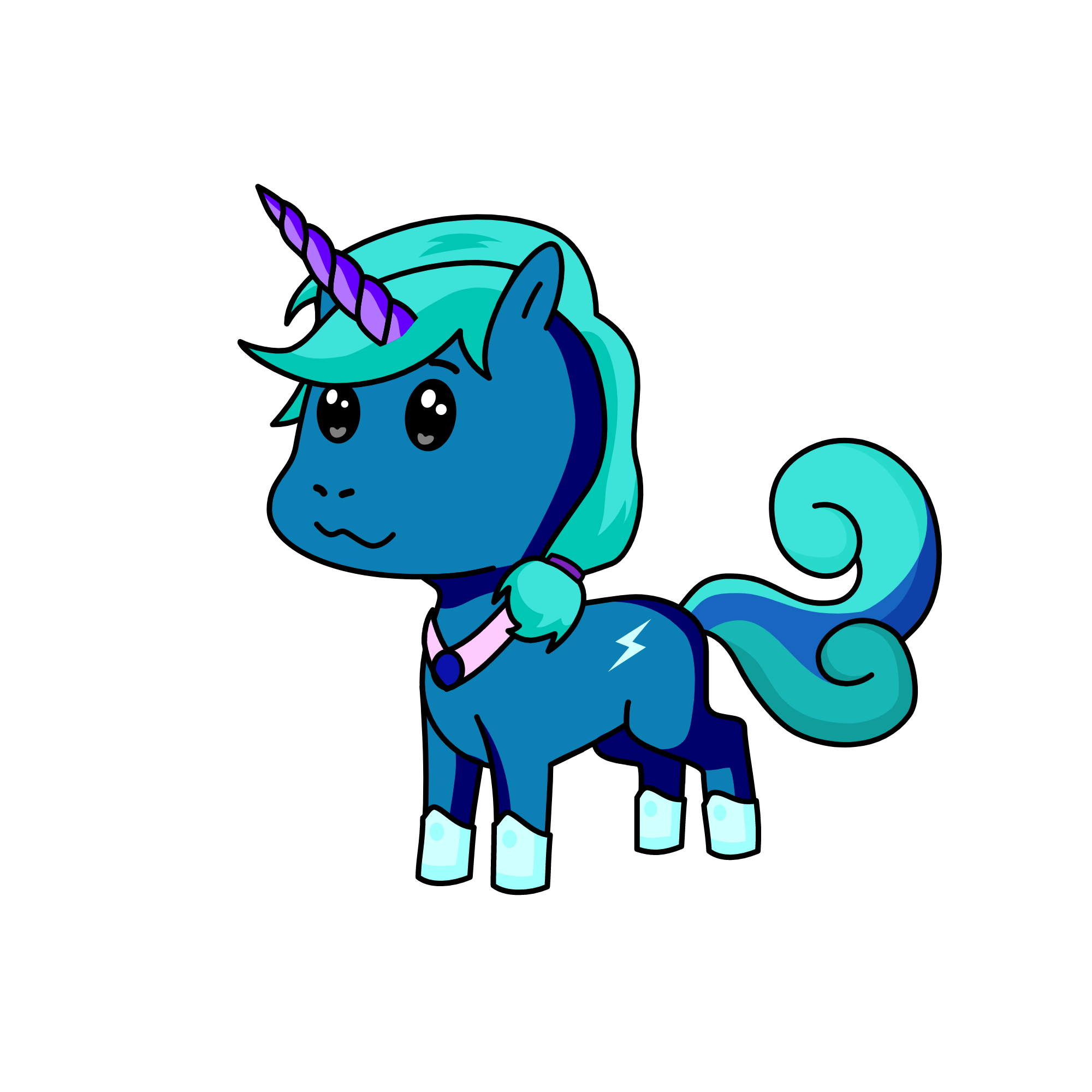 Aquamarine, the unicorn