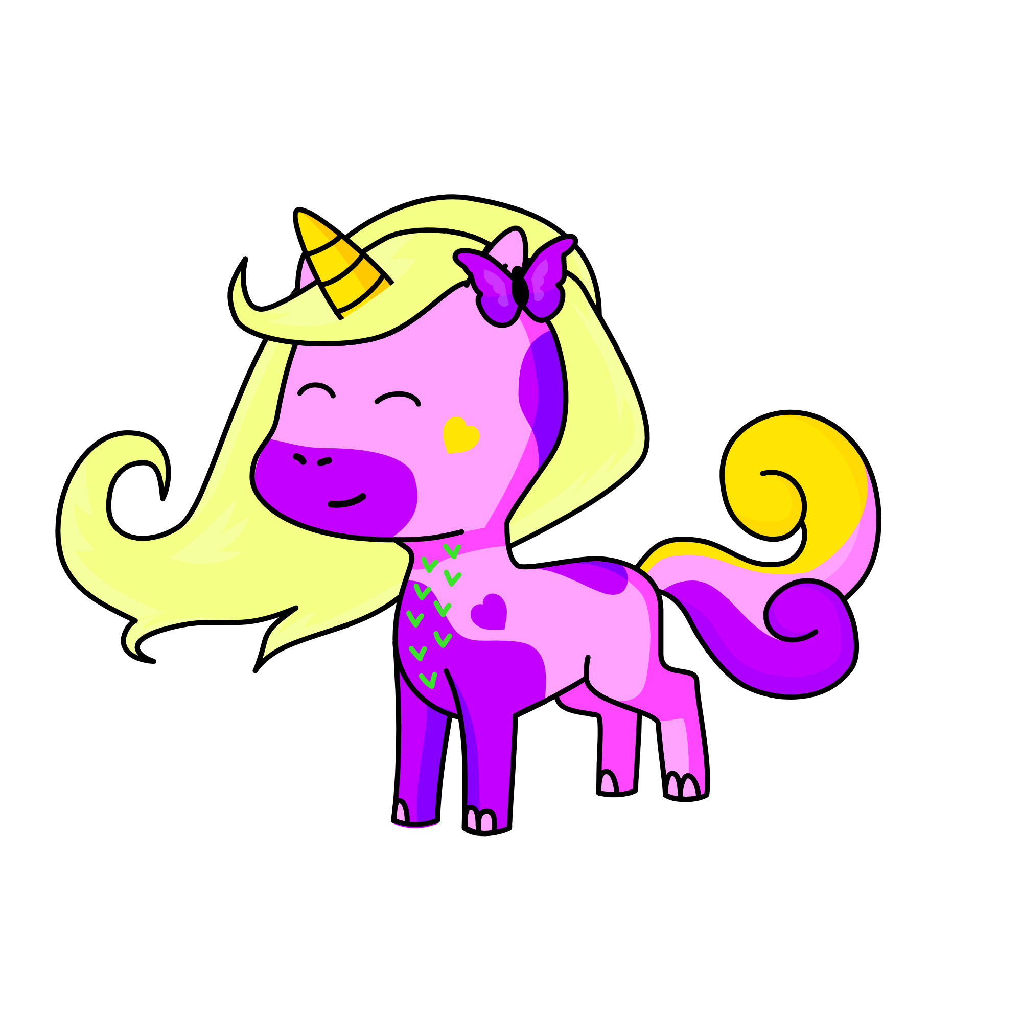 Chrysanthemum, the unicorn