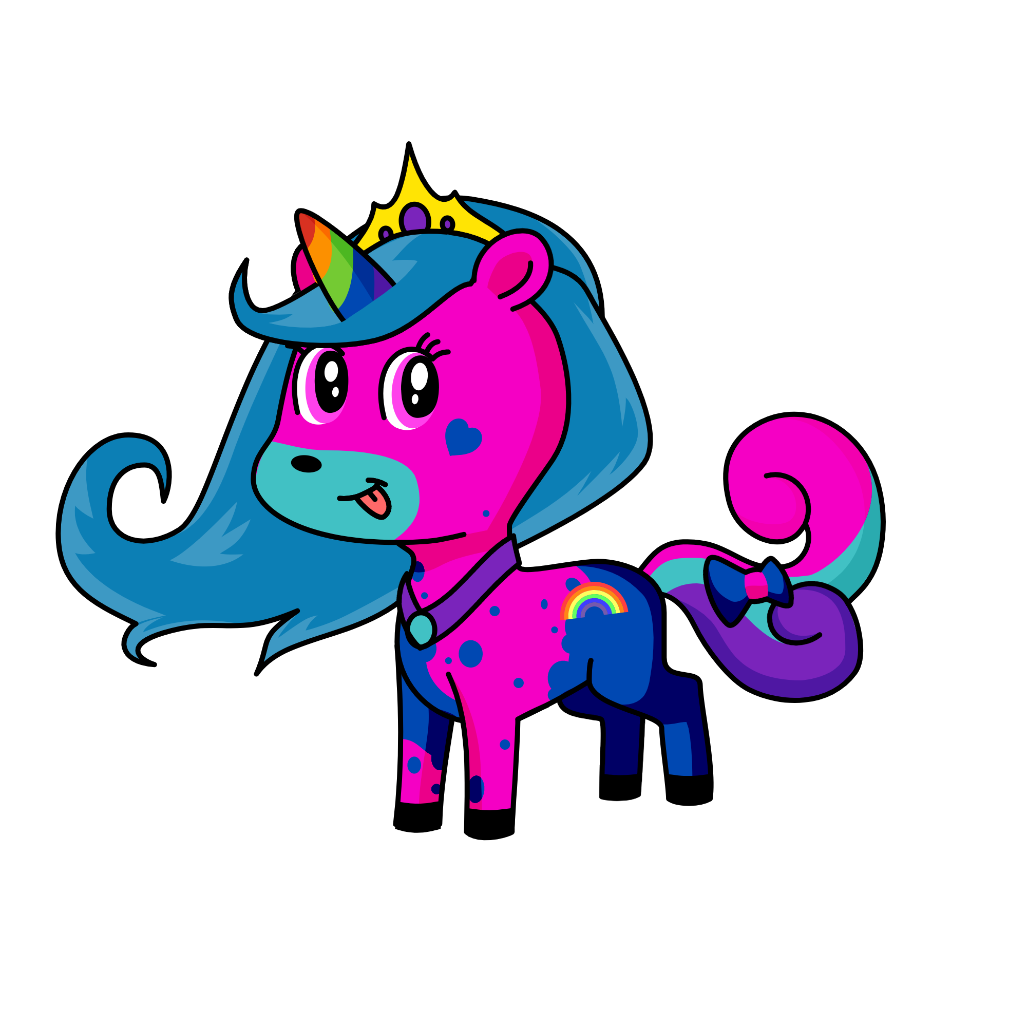 Ember, the unicorn