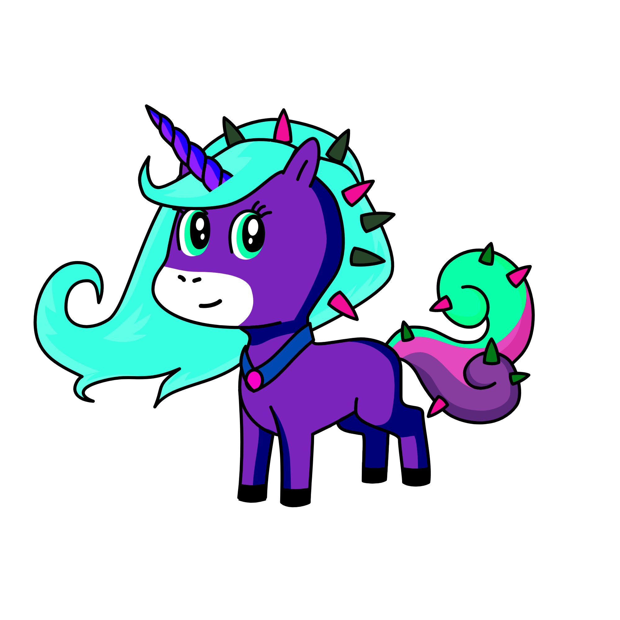 Princess Snowy of Iceland, the unicorn
