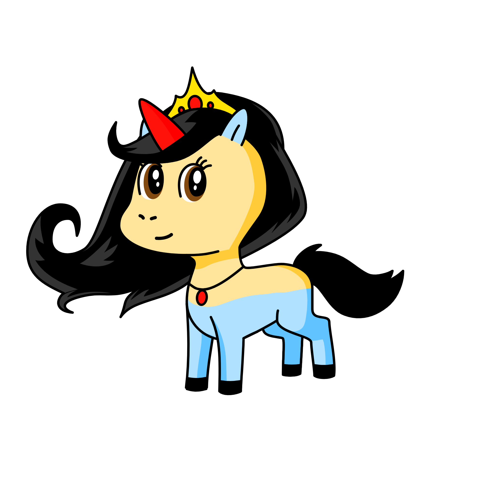 Snow White, the unicorn