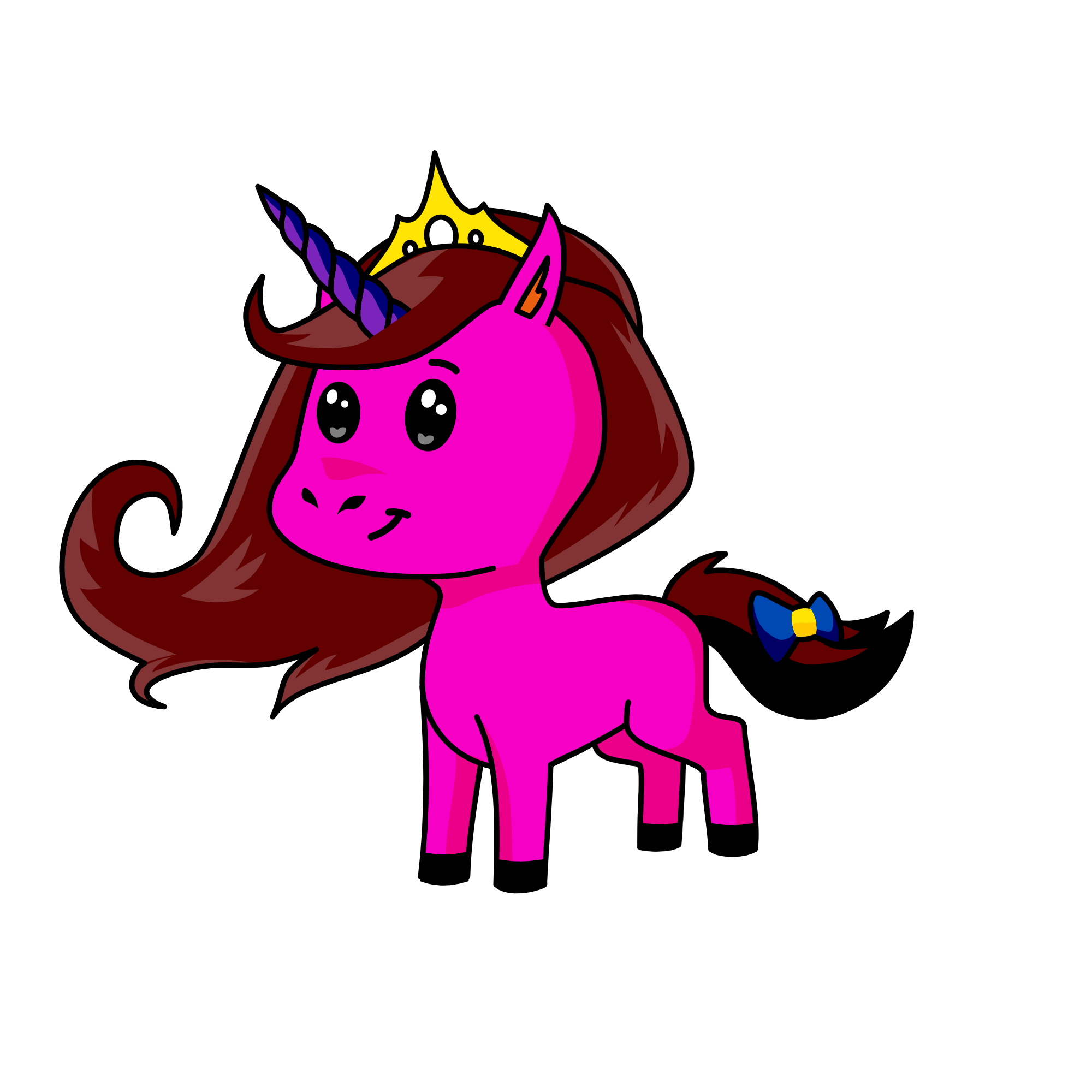 Queen Clarion, the unicorn