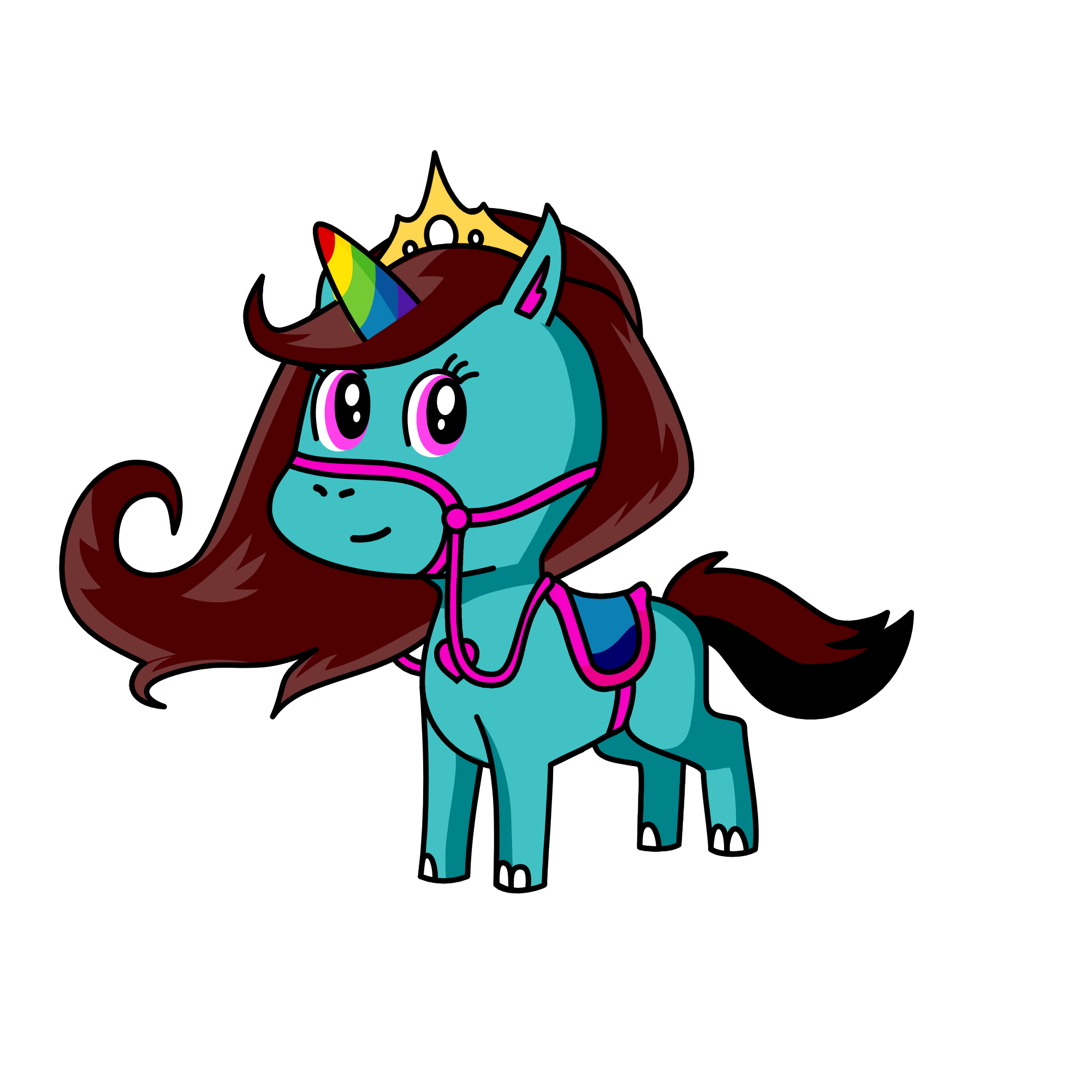 Rosy, the unicorn