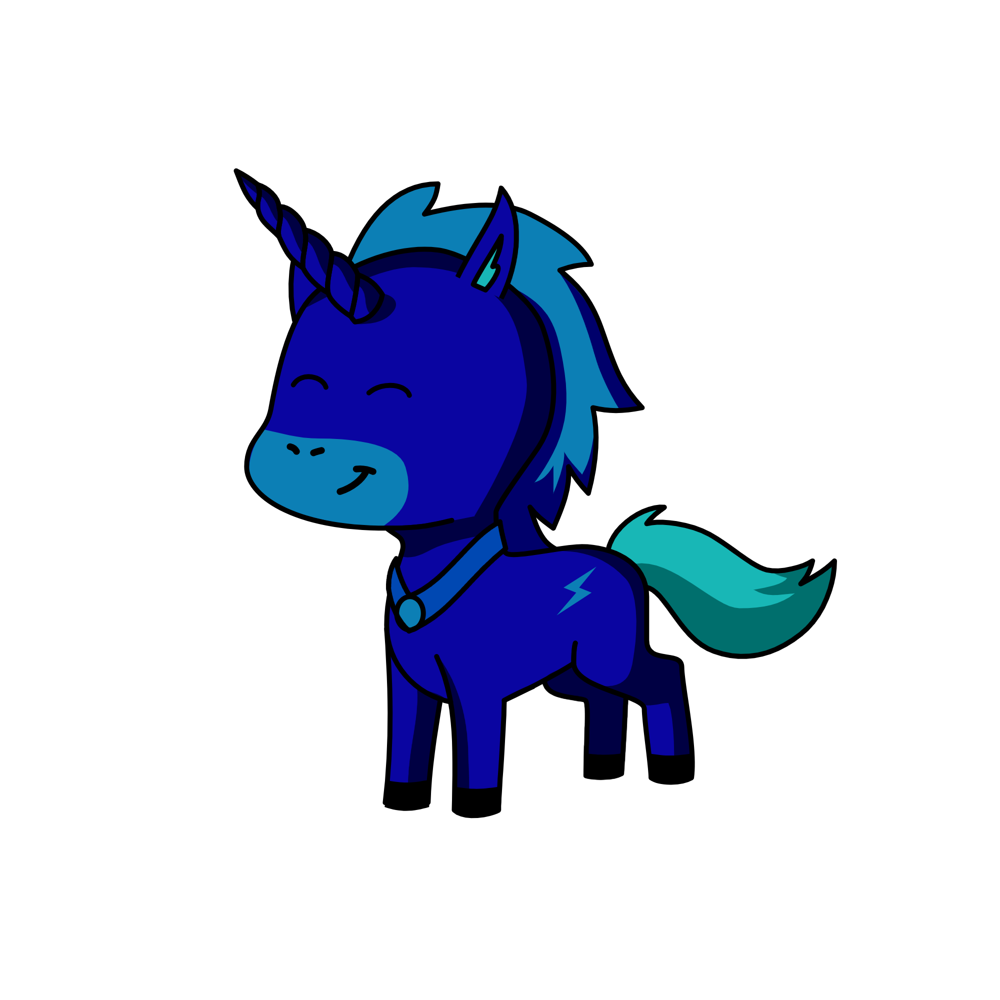 Midnight, the unicorn
