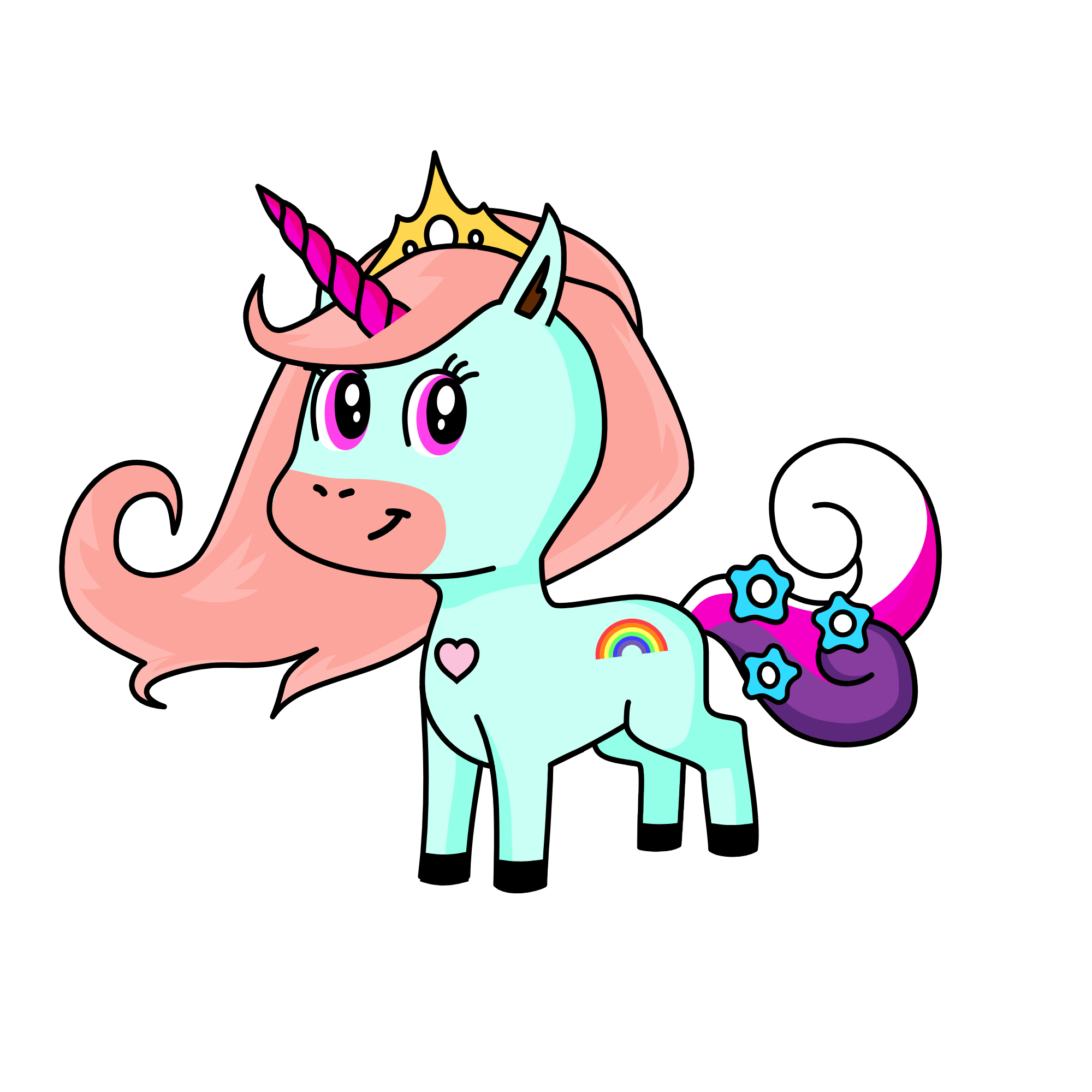 Princess Cloie of forest, the unicorn