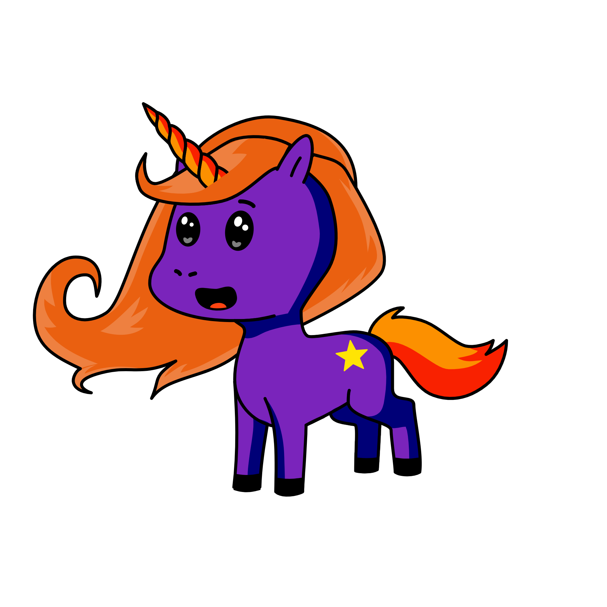 Beauty, the unicorn