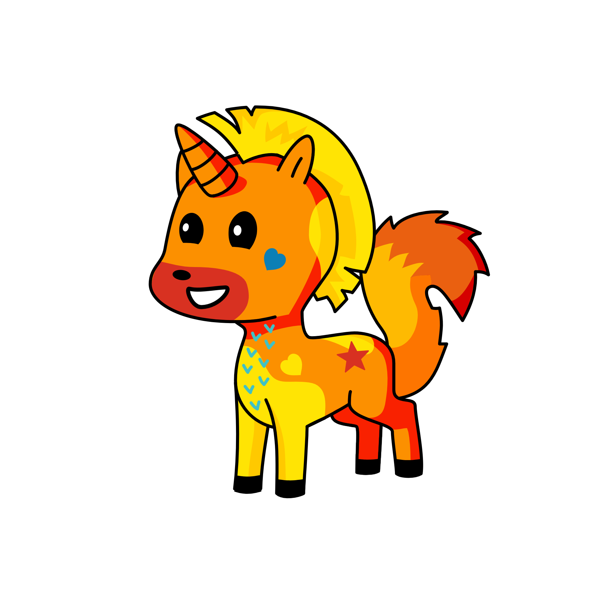 Sunny, the unicorn