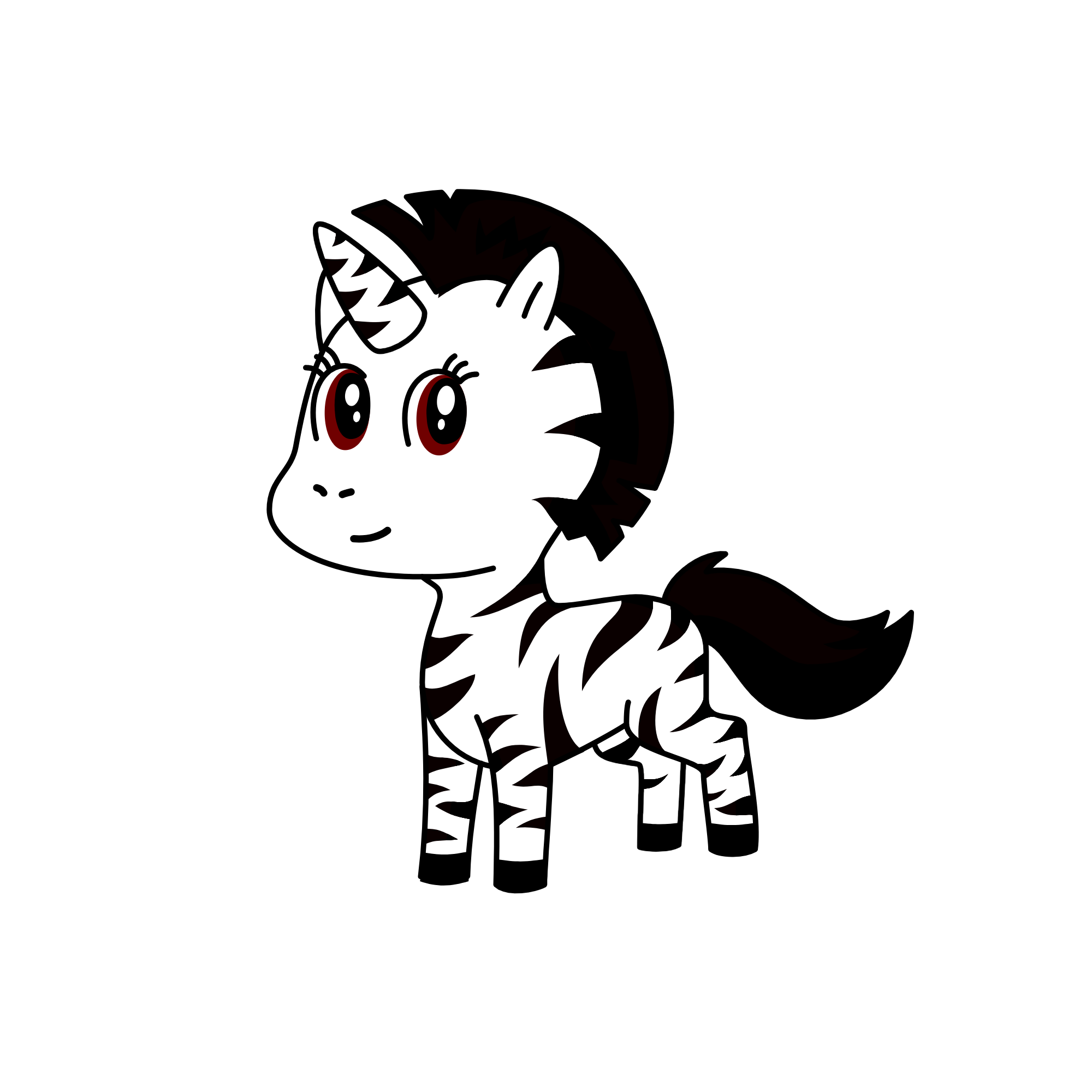 zebra, the unicorn