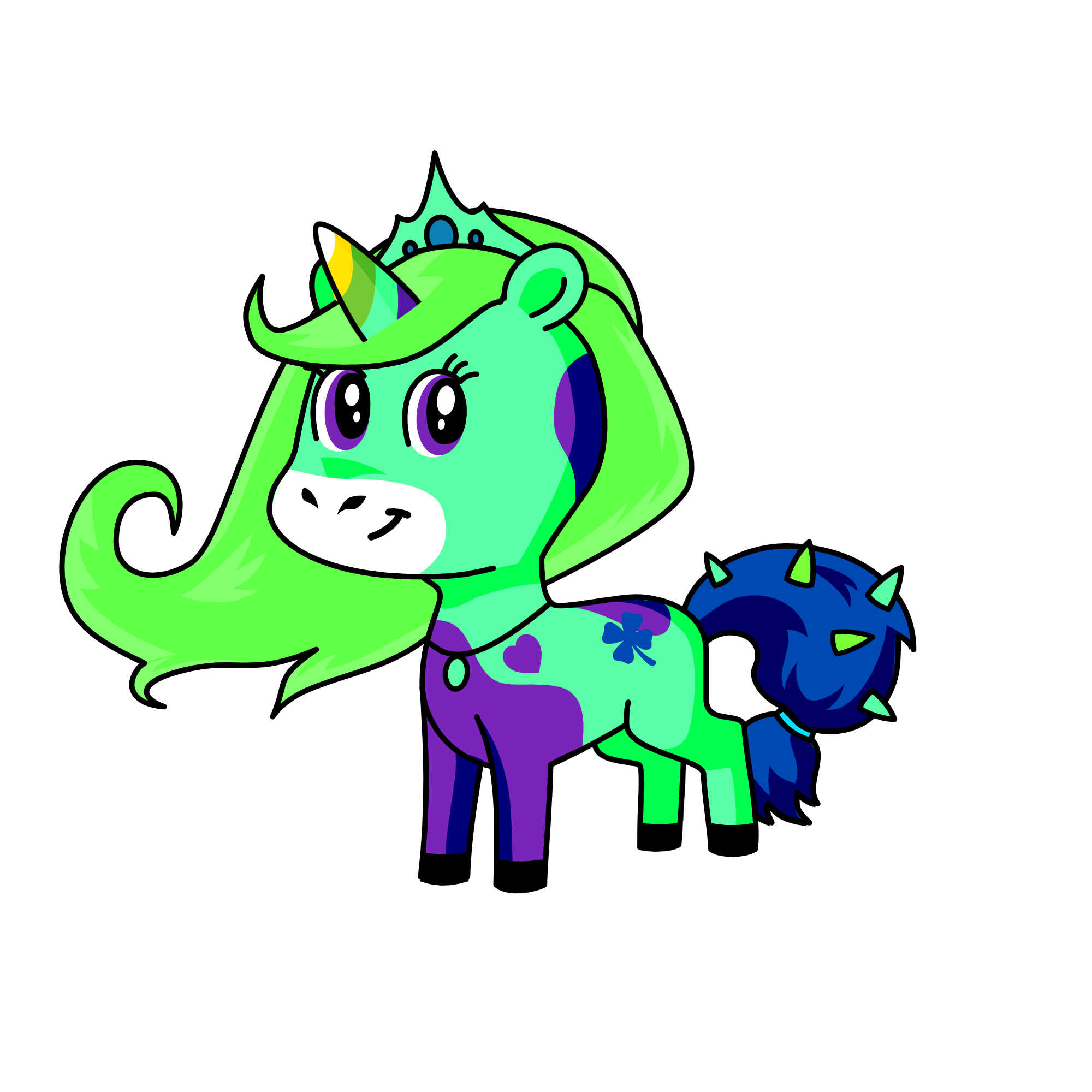 Princess Eyla of the Medow, the unicorn