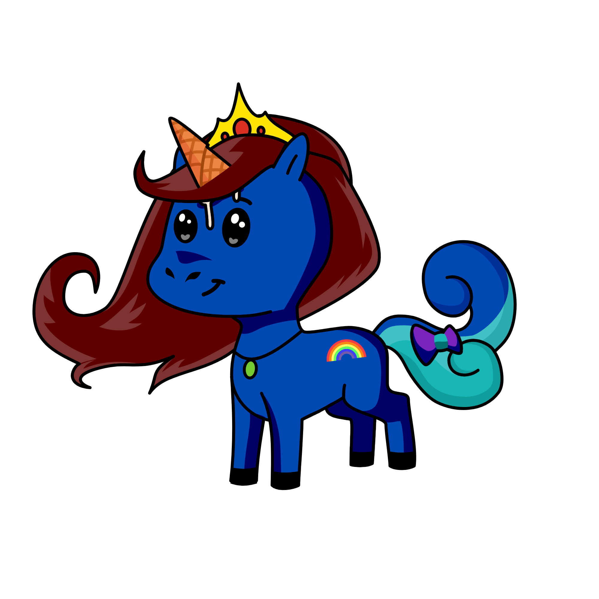 Queen Ice, the unicorn