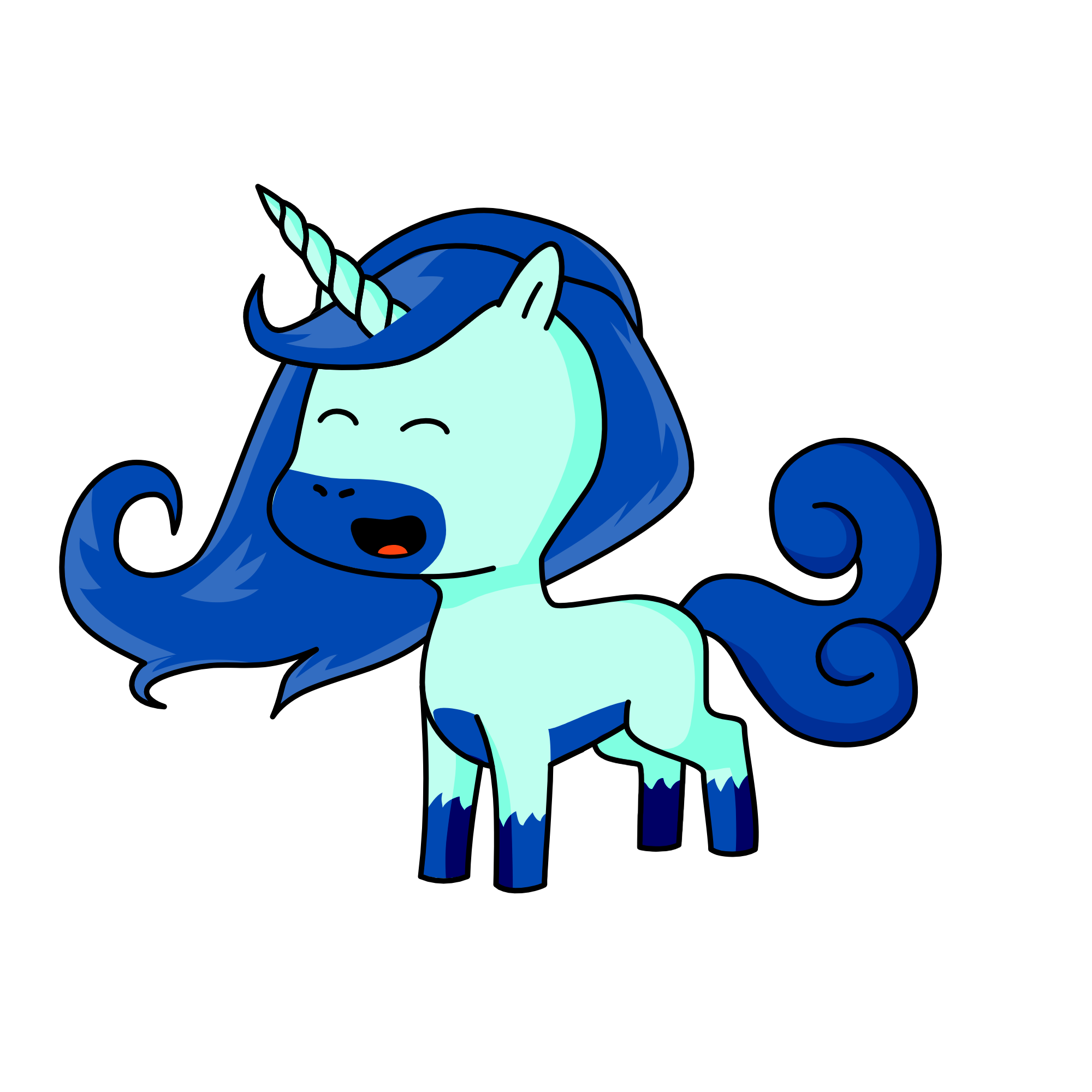 Crystal, the unicorn
