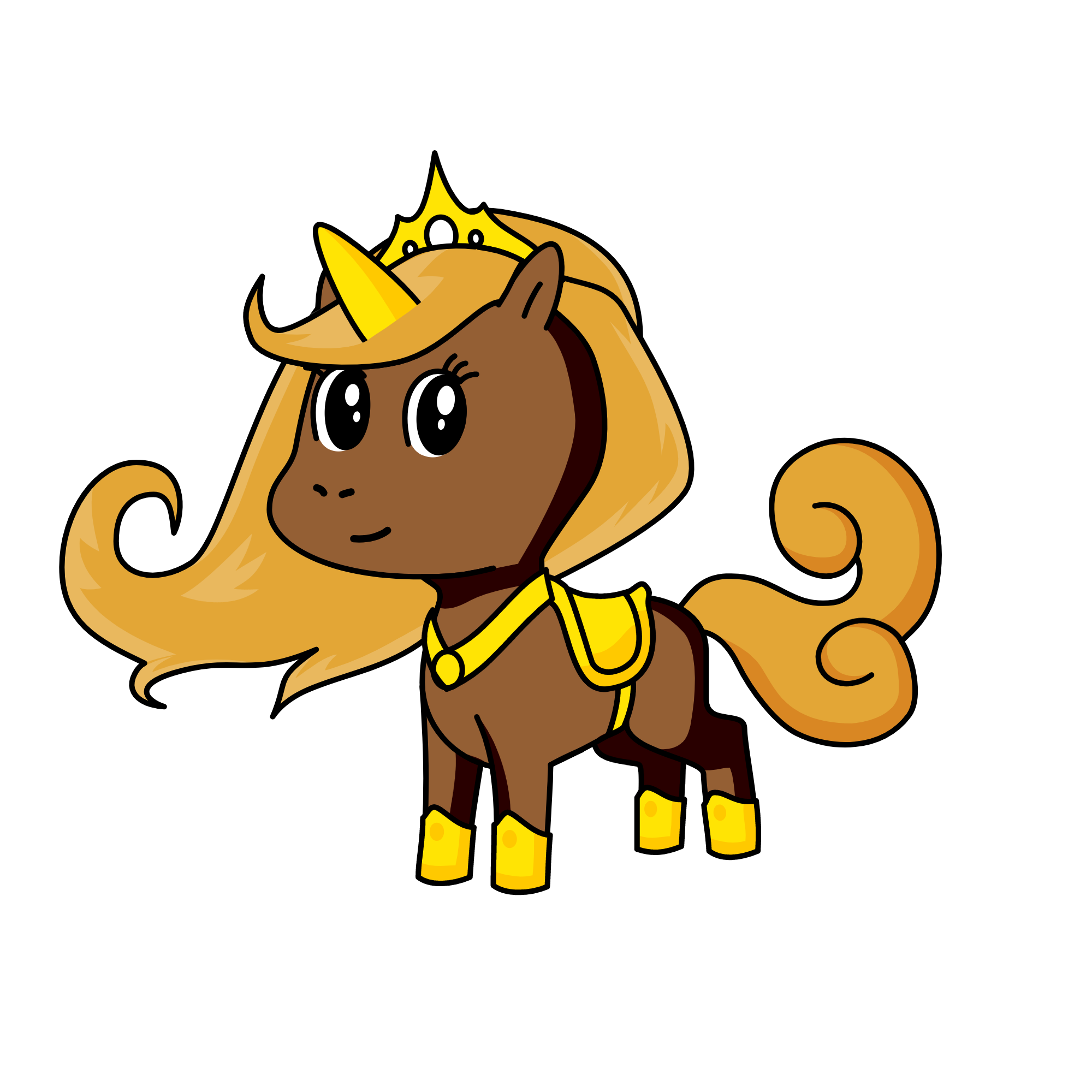 Prima Donna, the unicorn