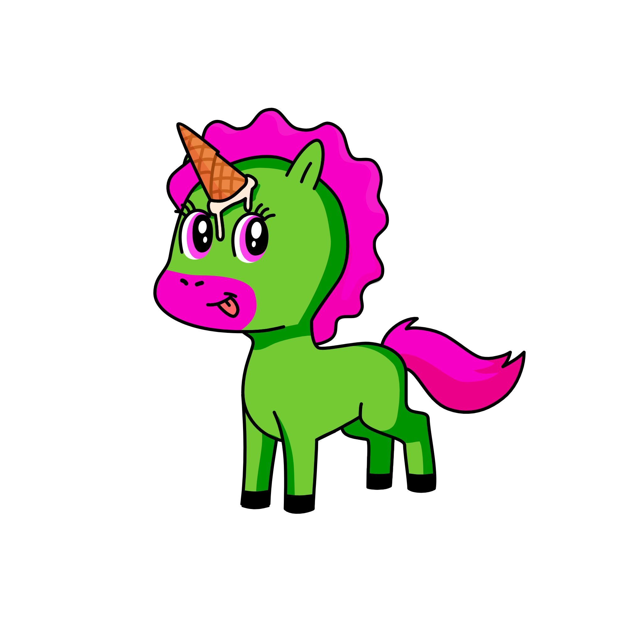 ice cream, the unicorn