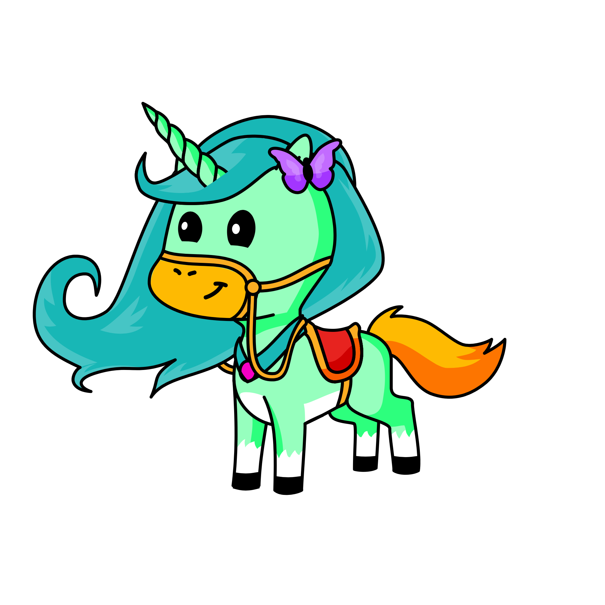 Shelley, the unicorn