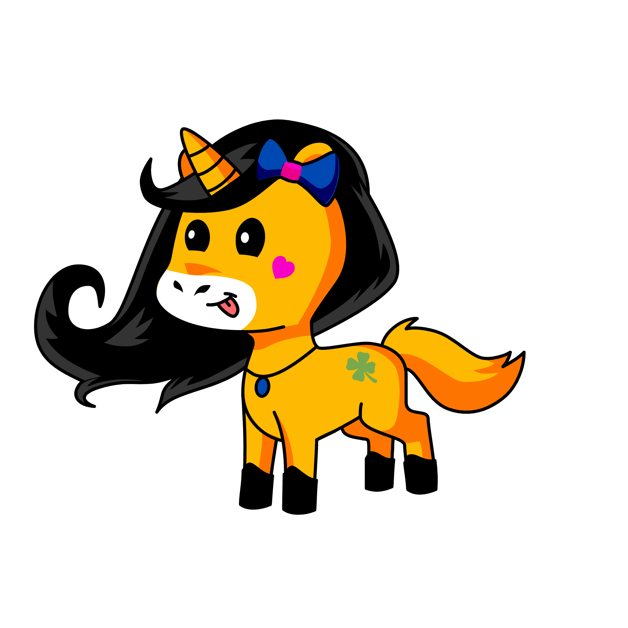 arial, the unicorn