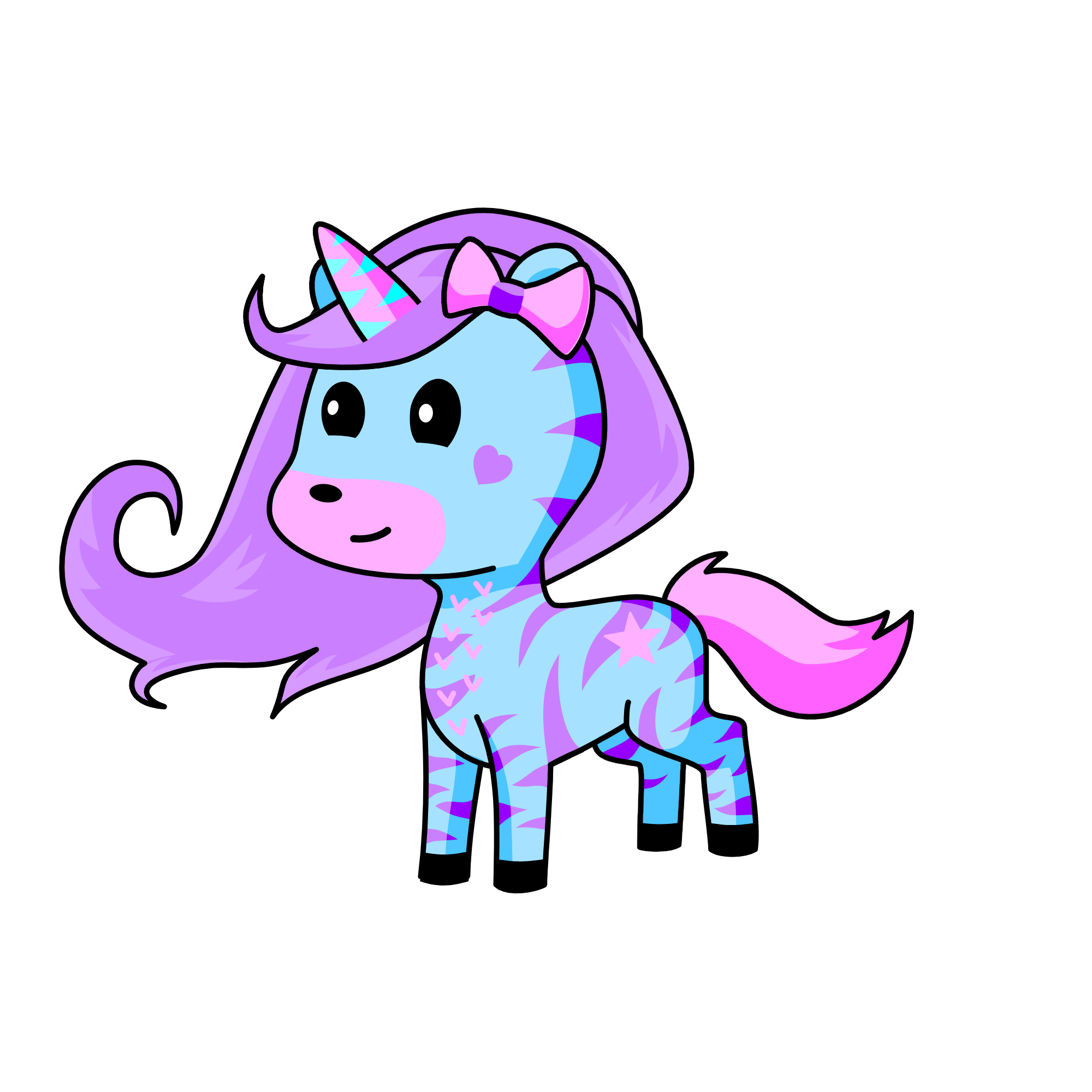 pastel, the unicorn