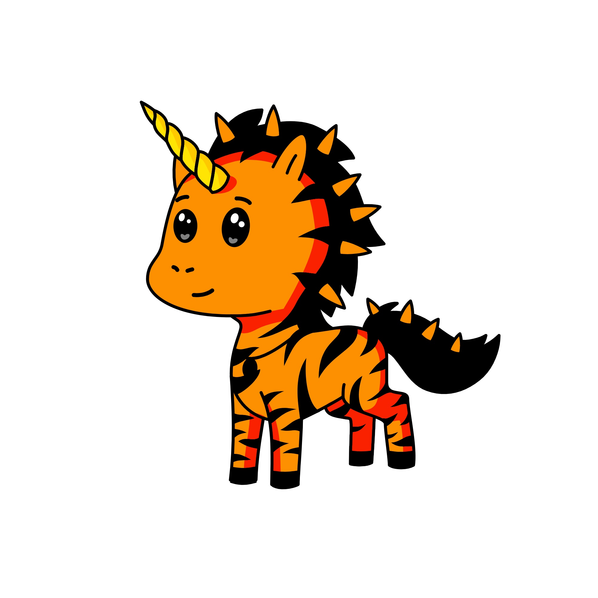Suki Stripes, the unicorn