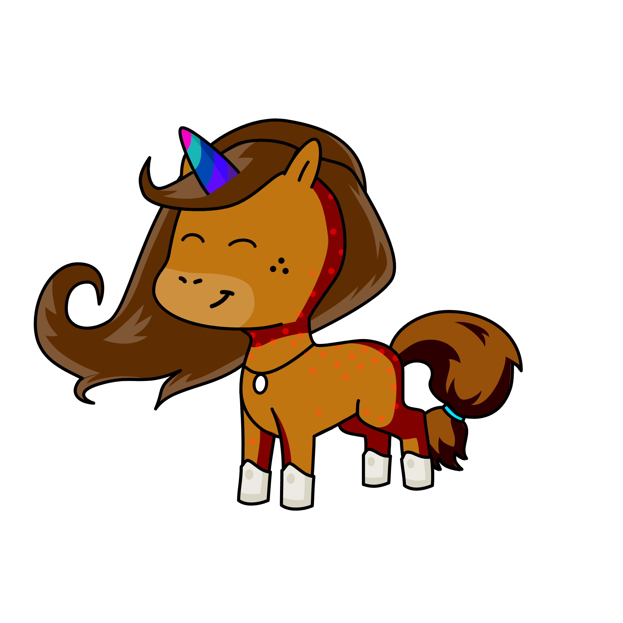 dear, the unicorn