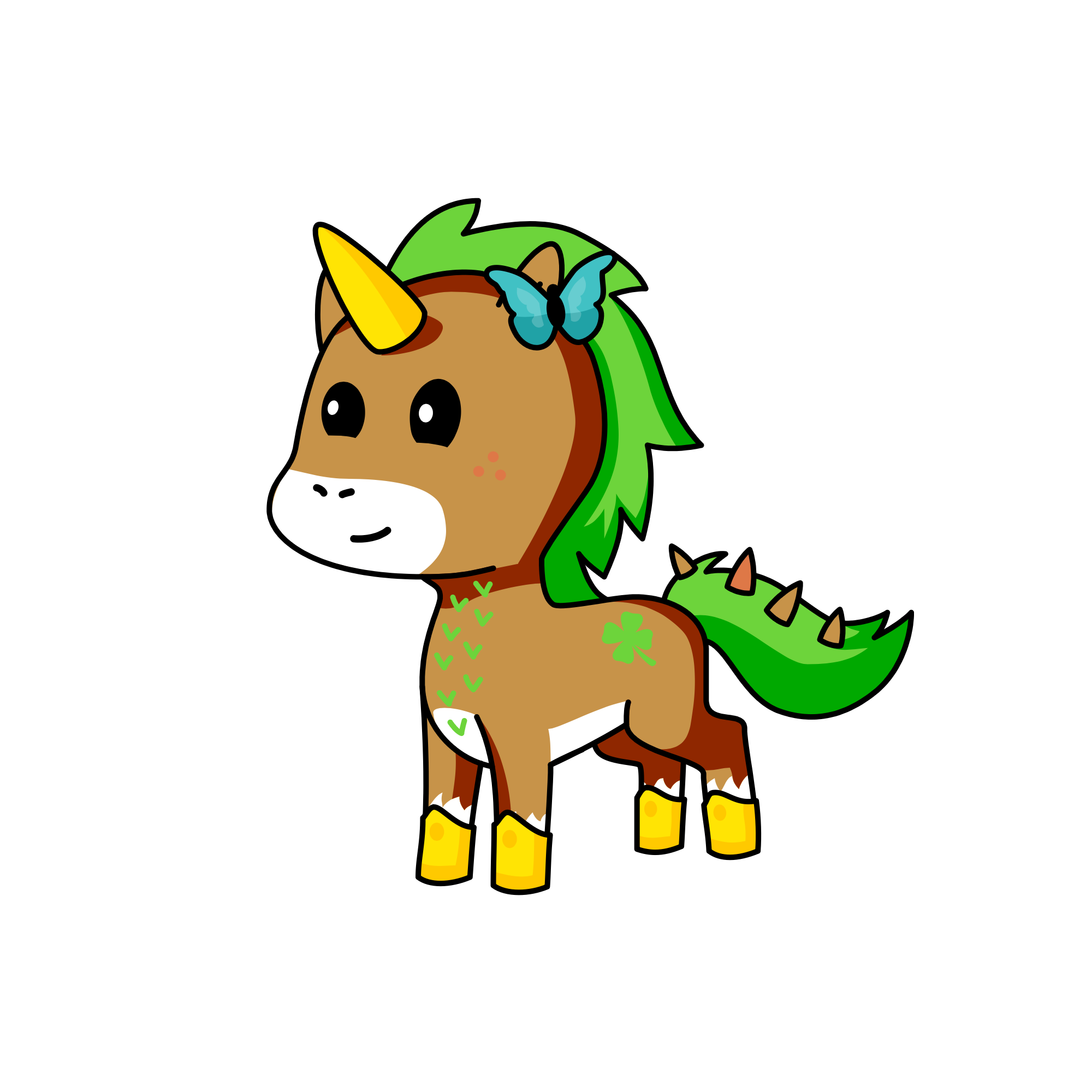 Clover , the unicorn