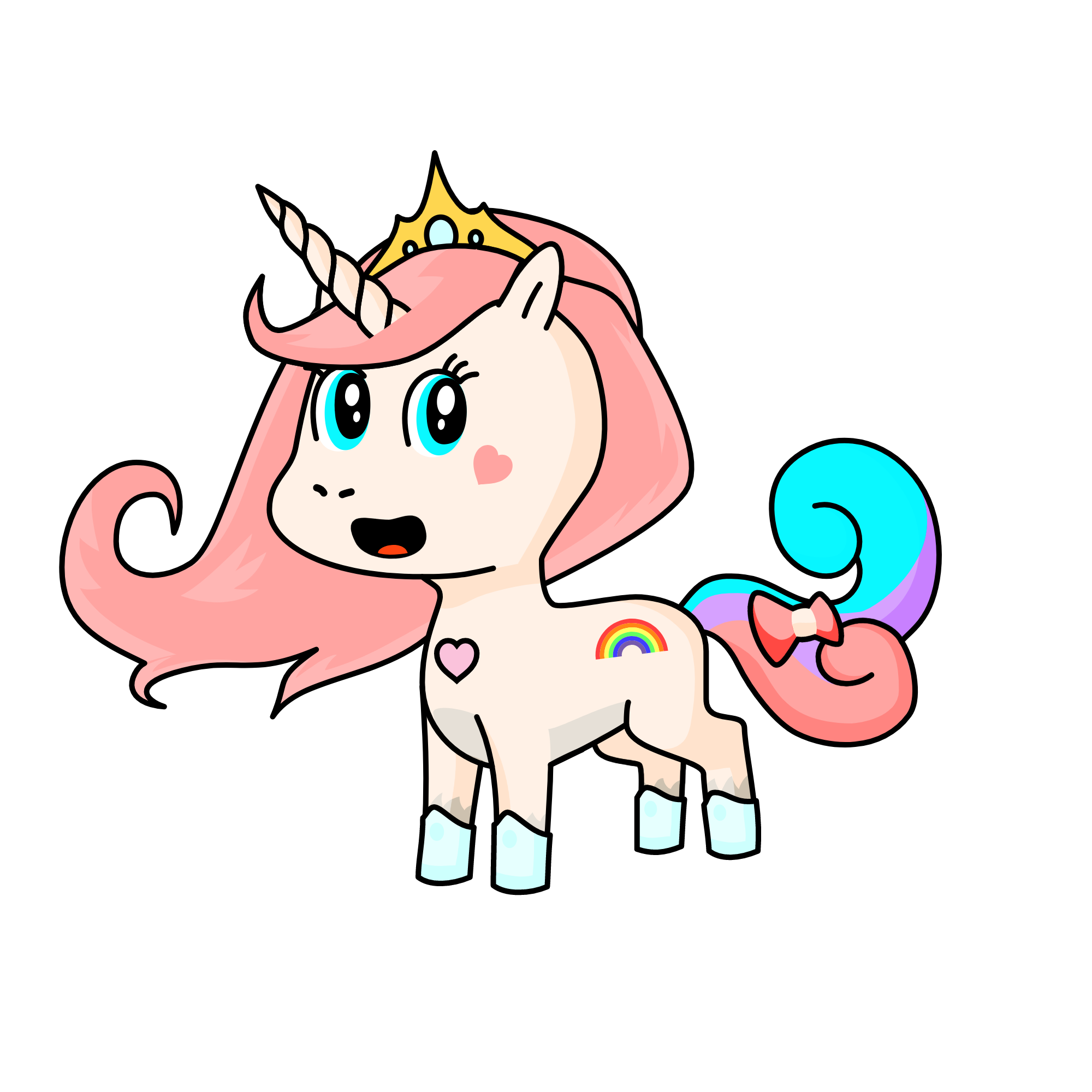 cupcake, the unicorn