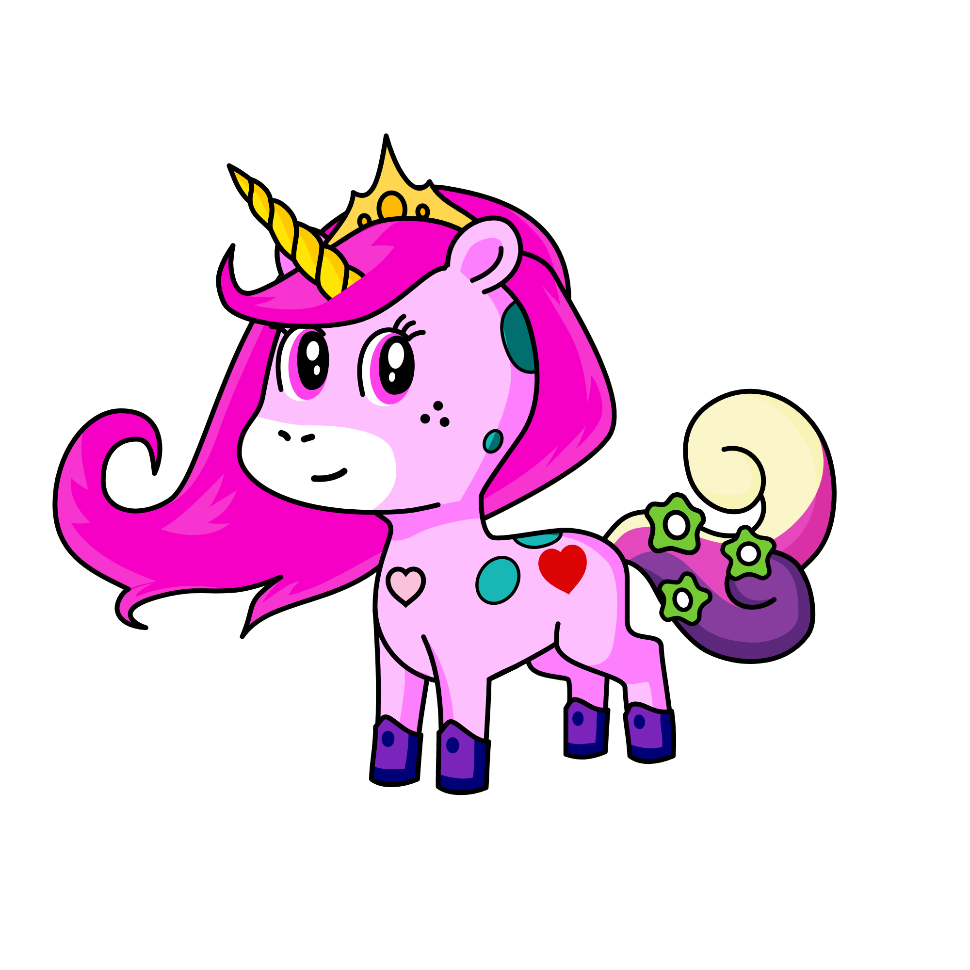 pinky, the unicorn