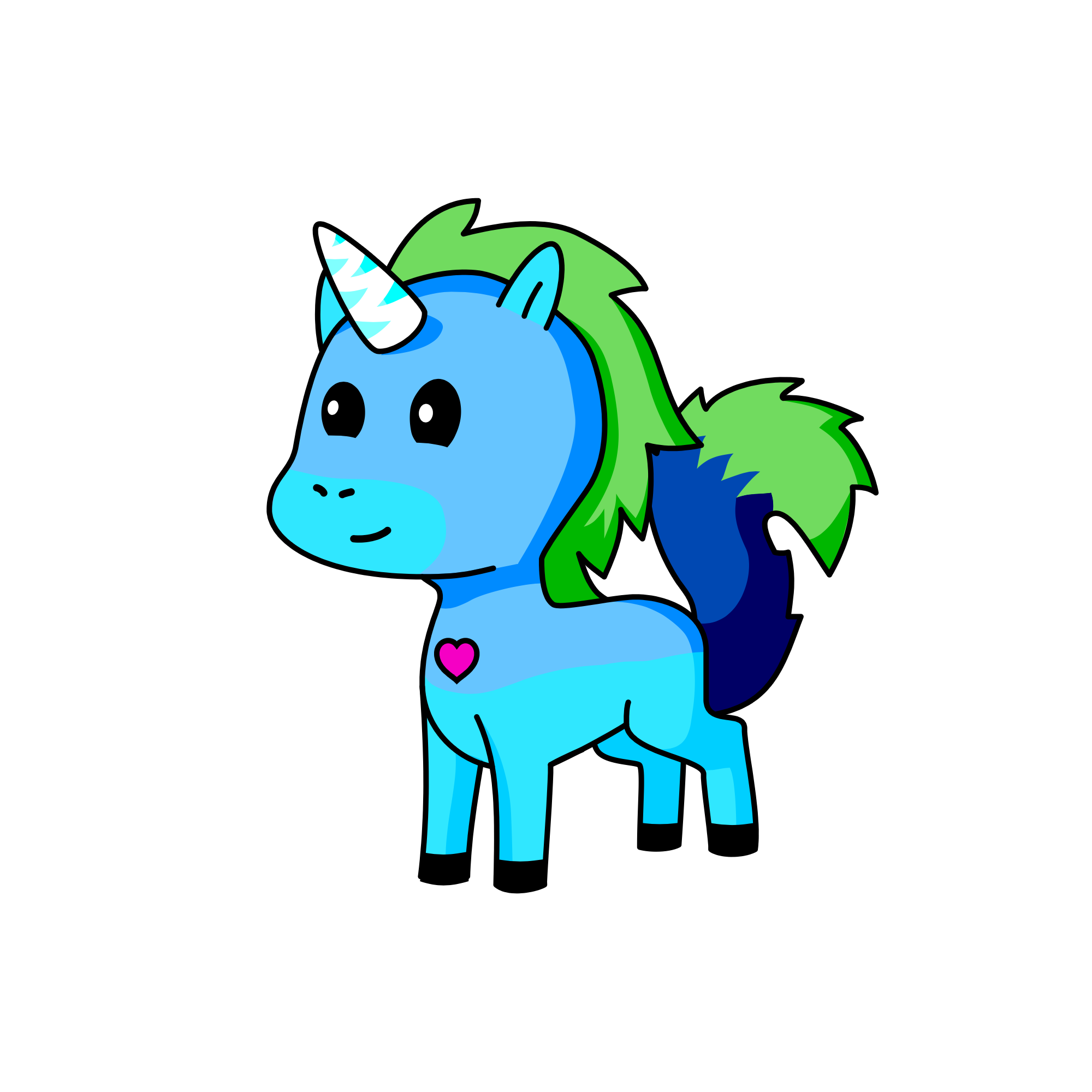 Sea, the unicorn