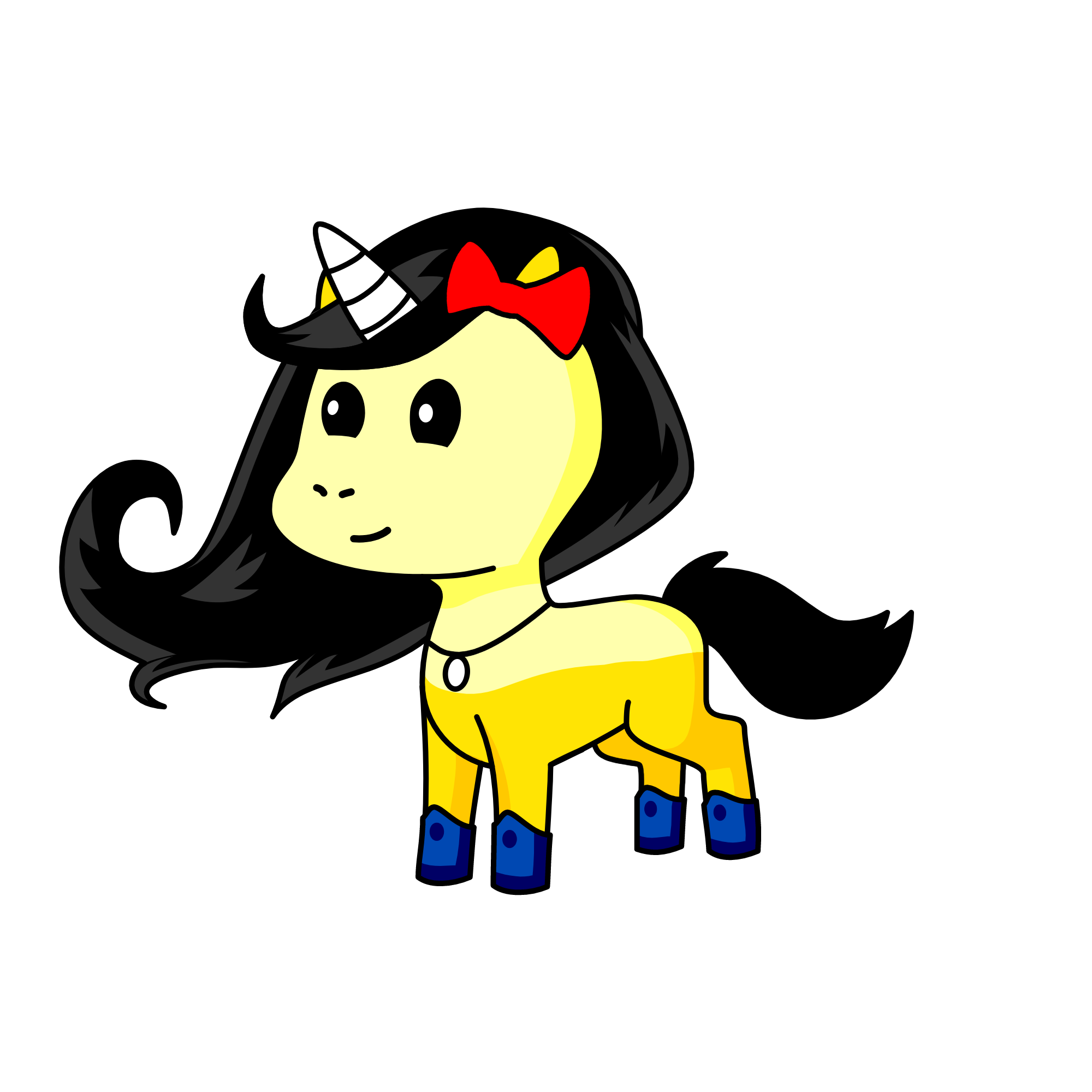 Snow White, the unicorn