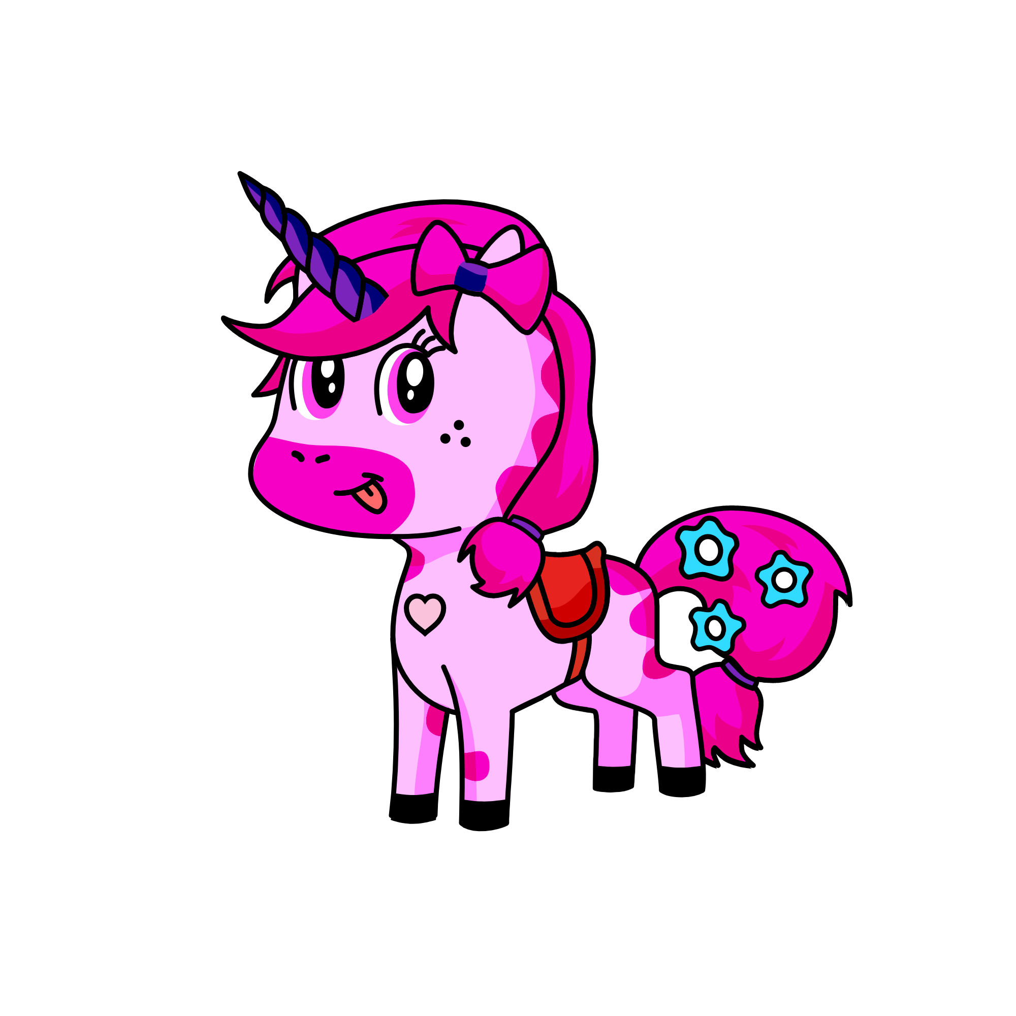SPARKLES, the unicorn