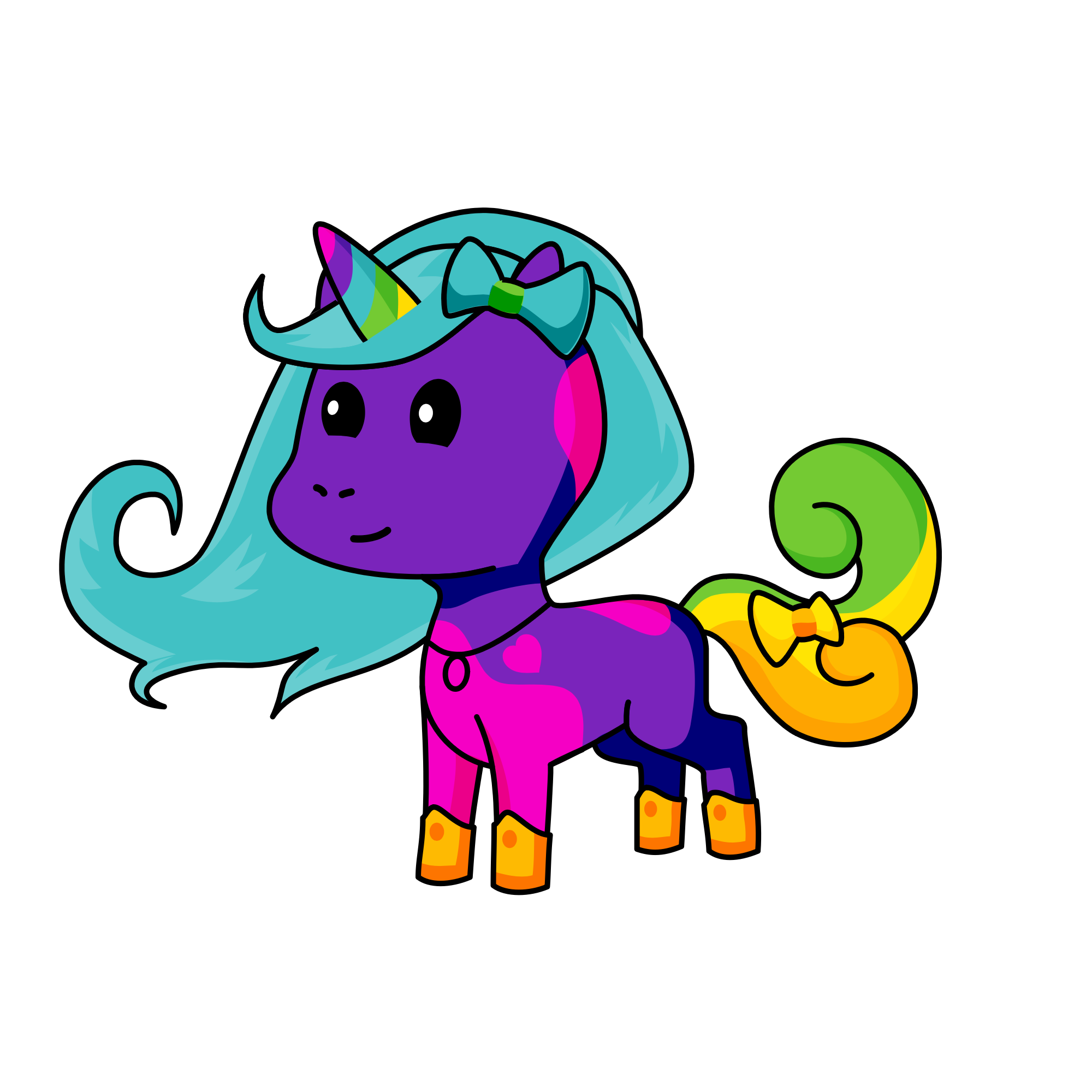 Brighty, the unicorn