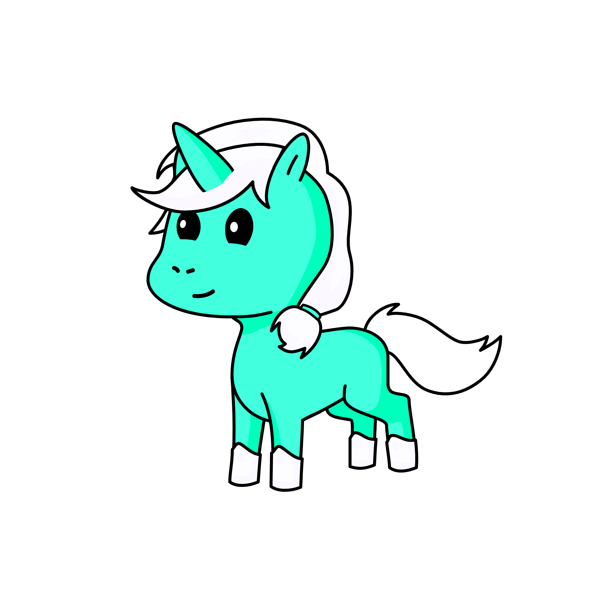 Whit sky, the unicorn