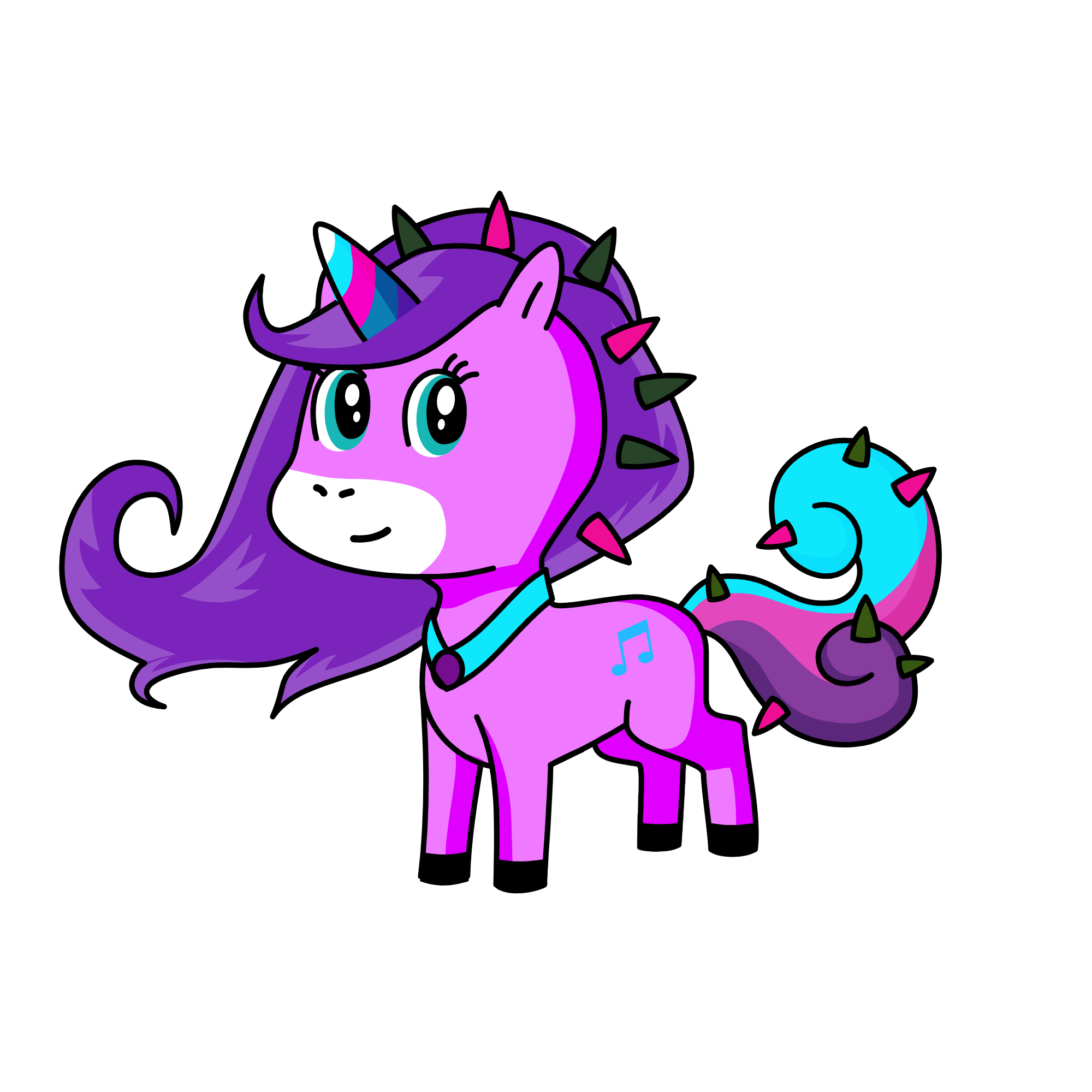 Rapunzal, the unicorn