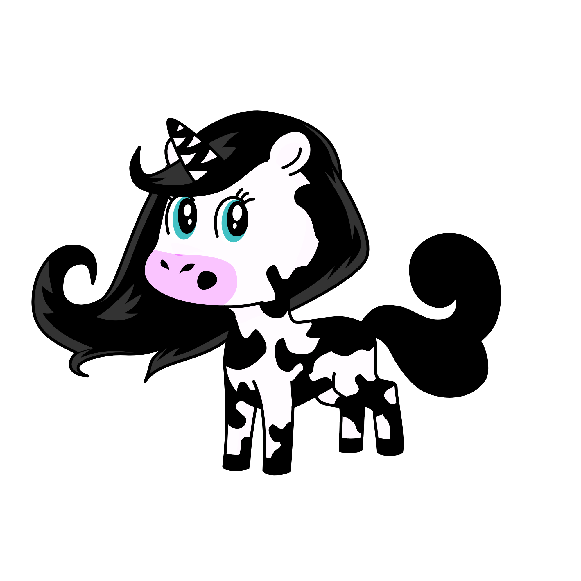 cow, the unicorn